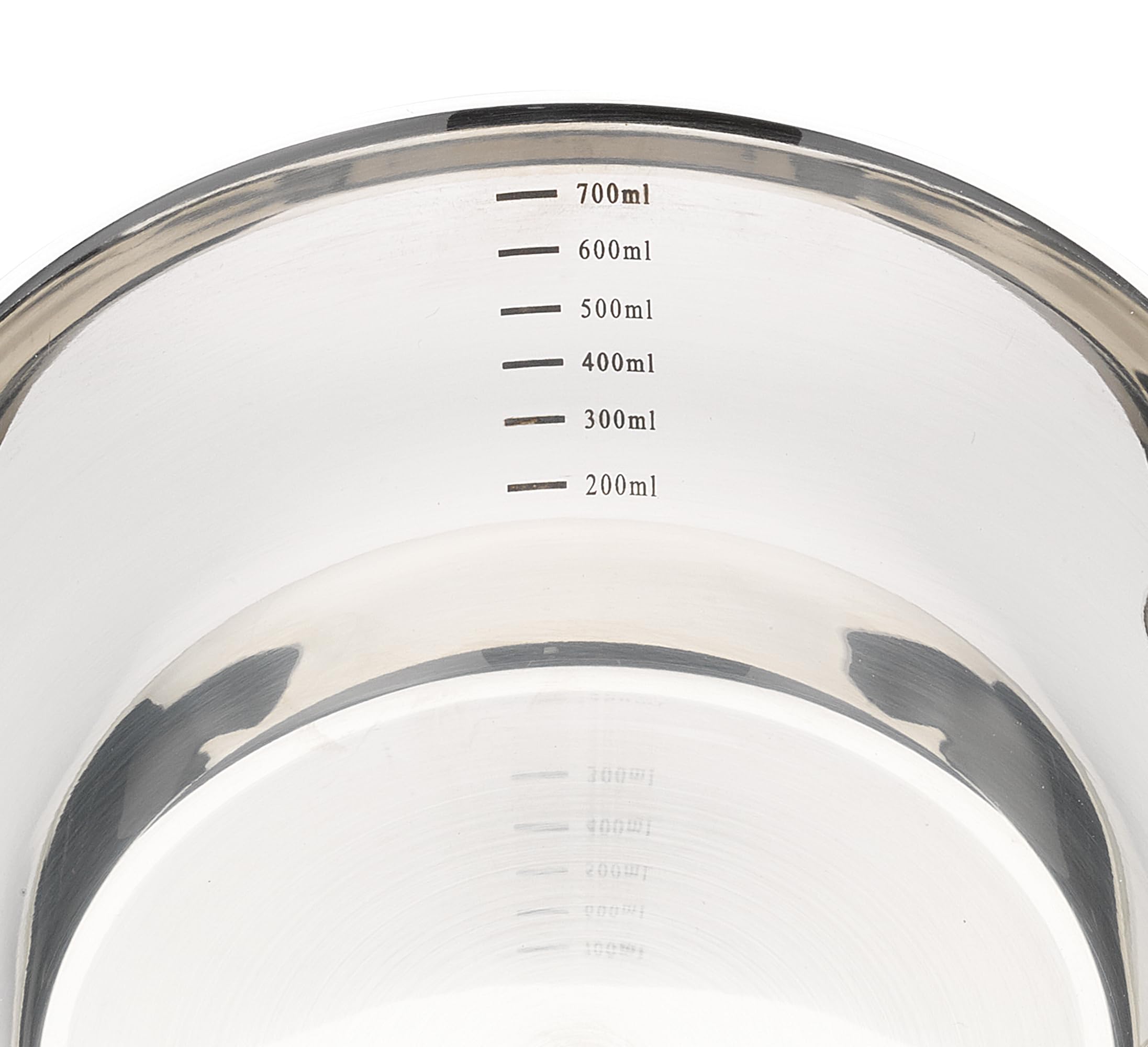 Kchenprofi Stainless Steel Saucepan With Clad Bottom, 23-Ounce,Silver