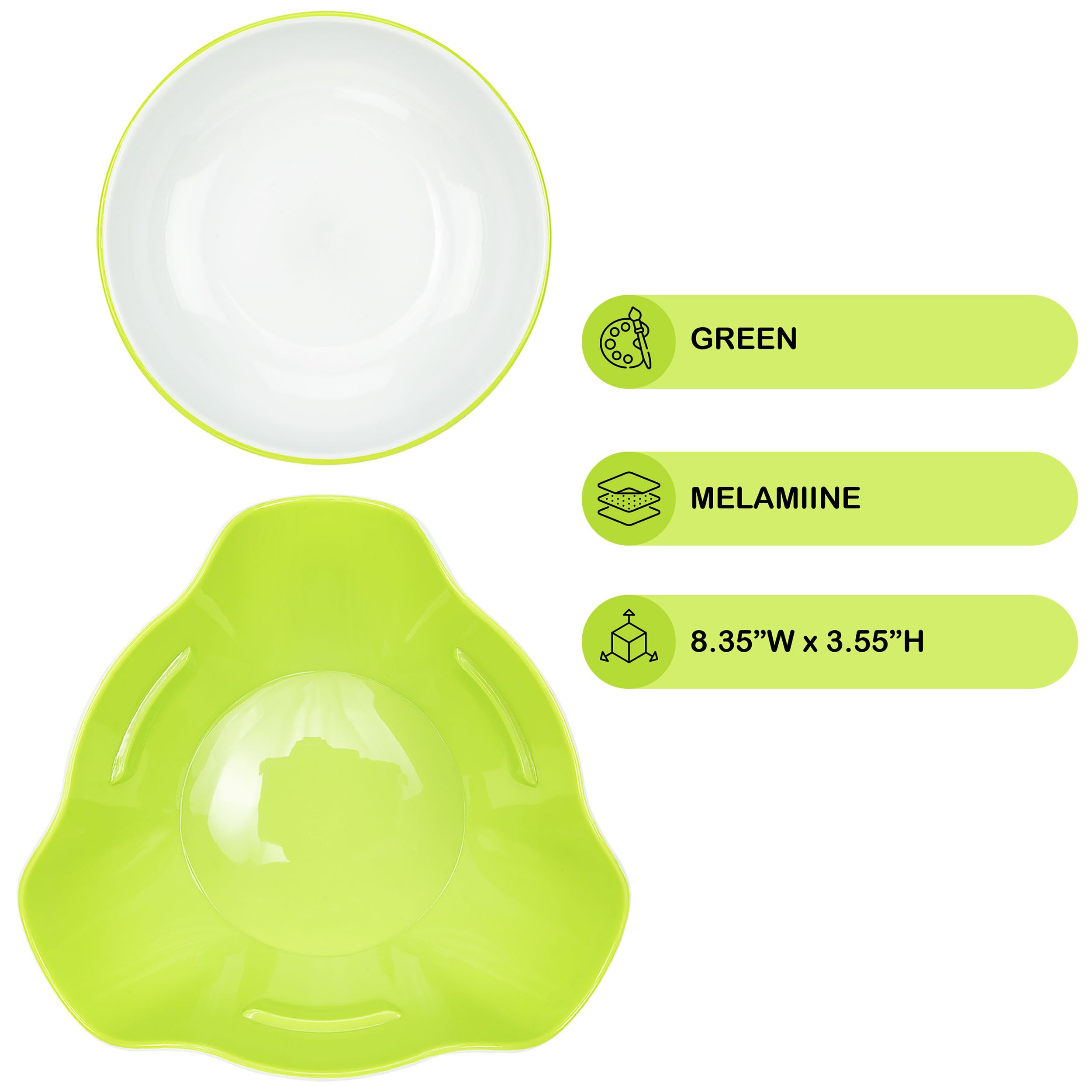 Southern Homewares Double Party Pedestal Serving Pistachio Bowl, Inside Green For Pistachio Bowl With Shell Storage, Best For Pe