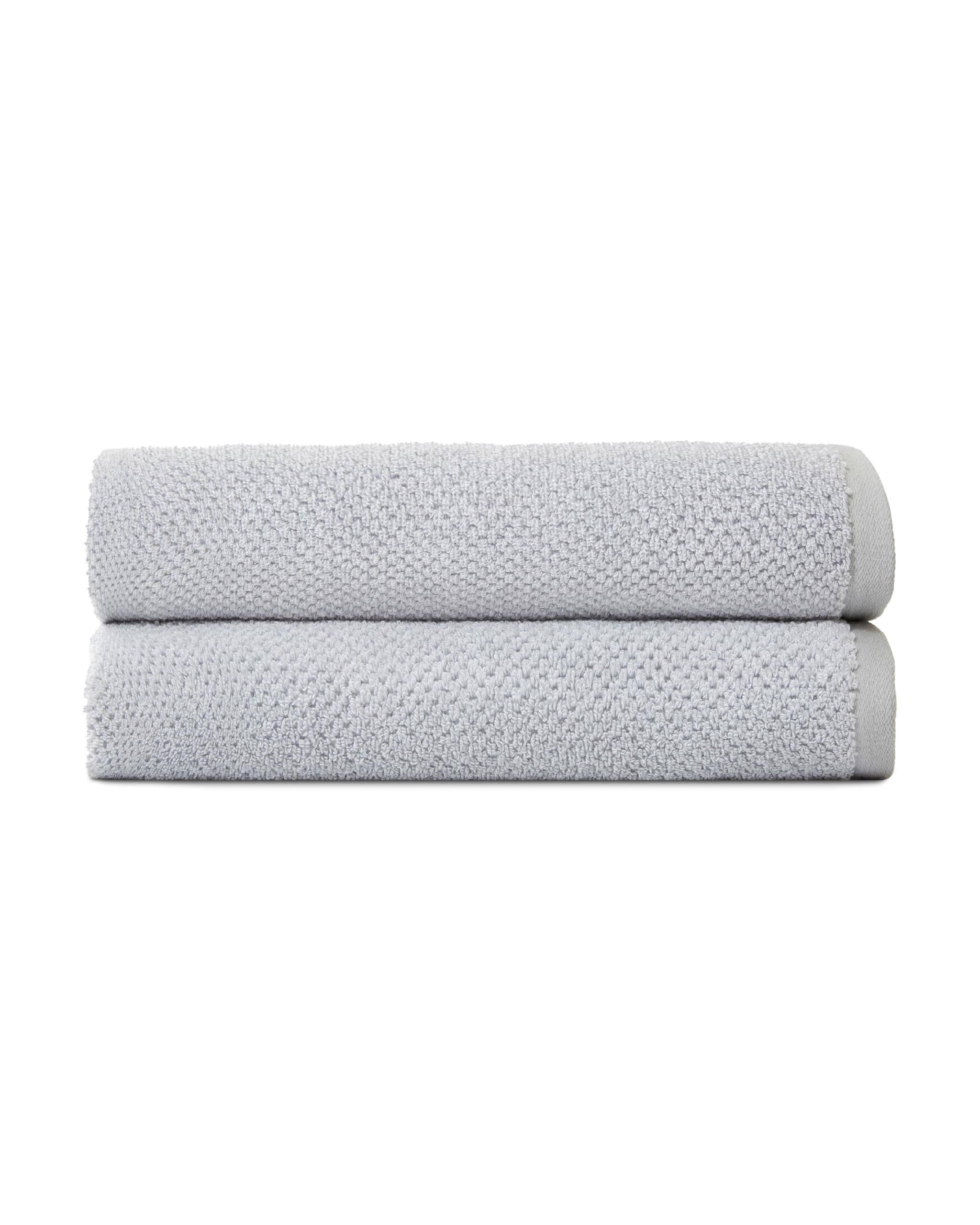 Cozy Earth Heathered Harbor Mist Bath Towel