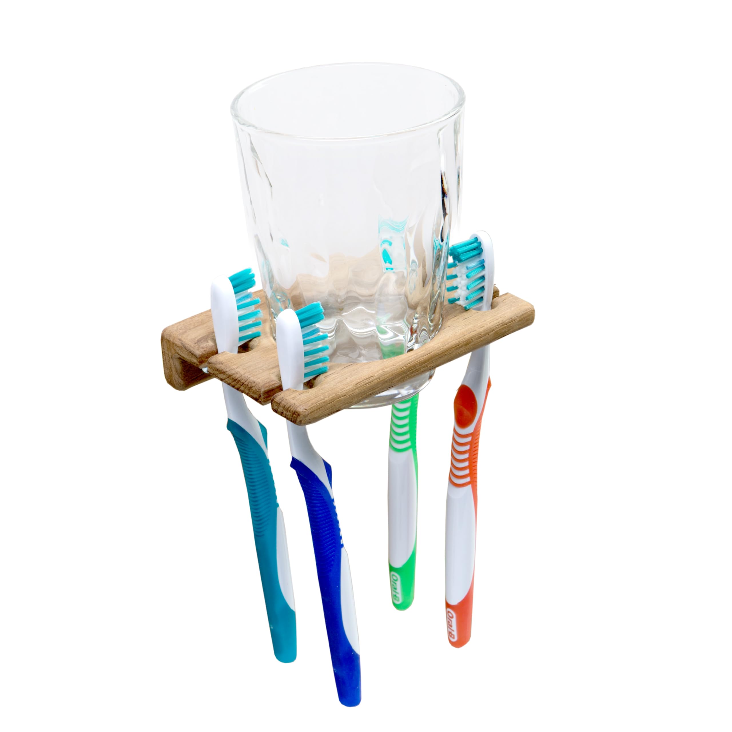 Whitecap 62312 Glass And Toothbrush Holder - 4 Toothbrush Capacity