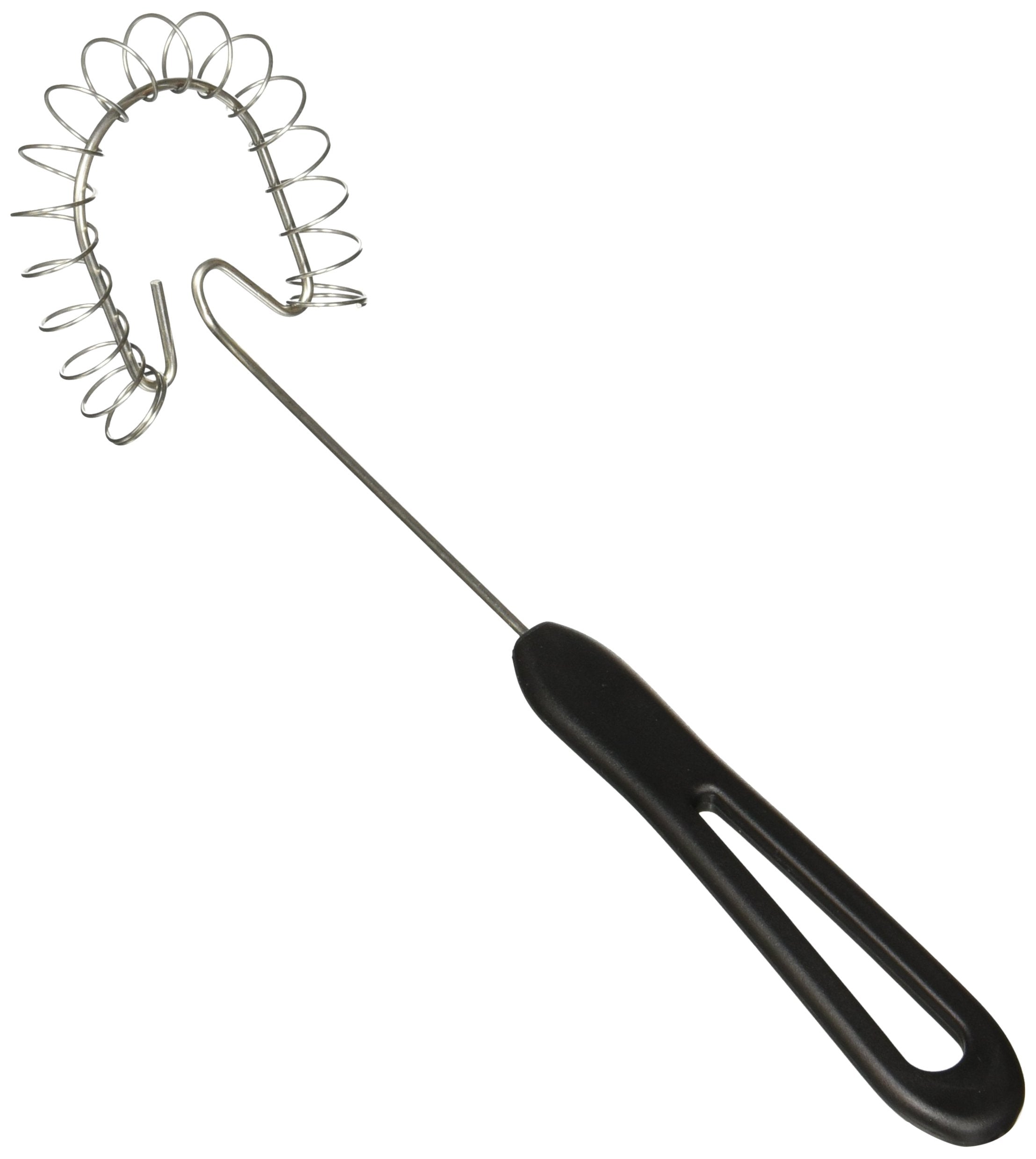 Linden Sweden Flat Wire Whisk - Unique Angled Head Design For Superior Performance - Versatile And Heat-Resistant, Great For Hom