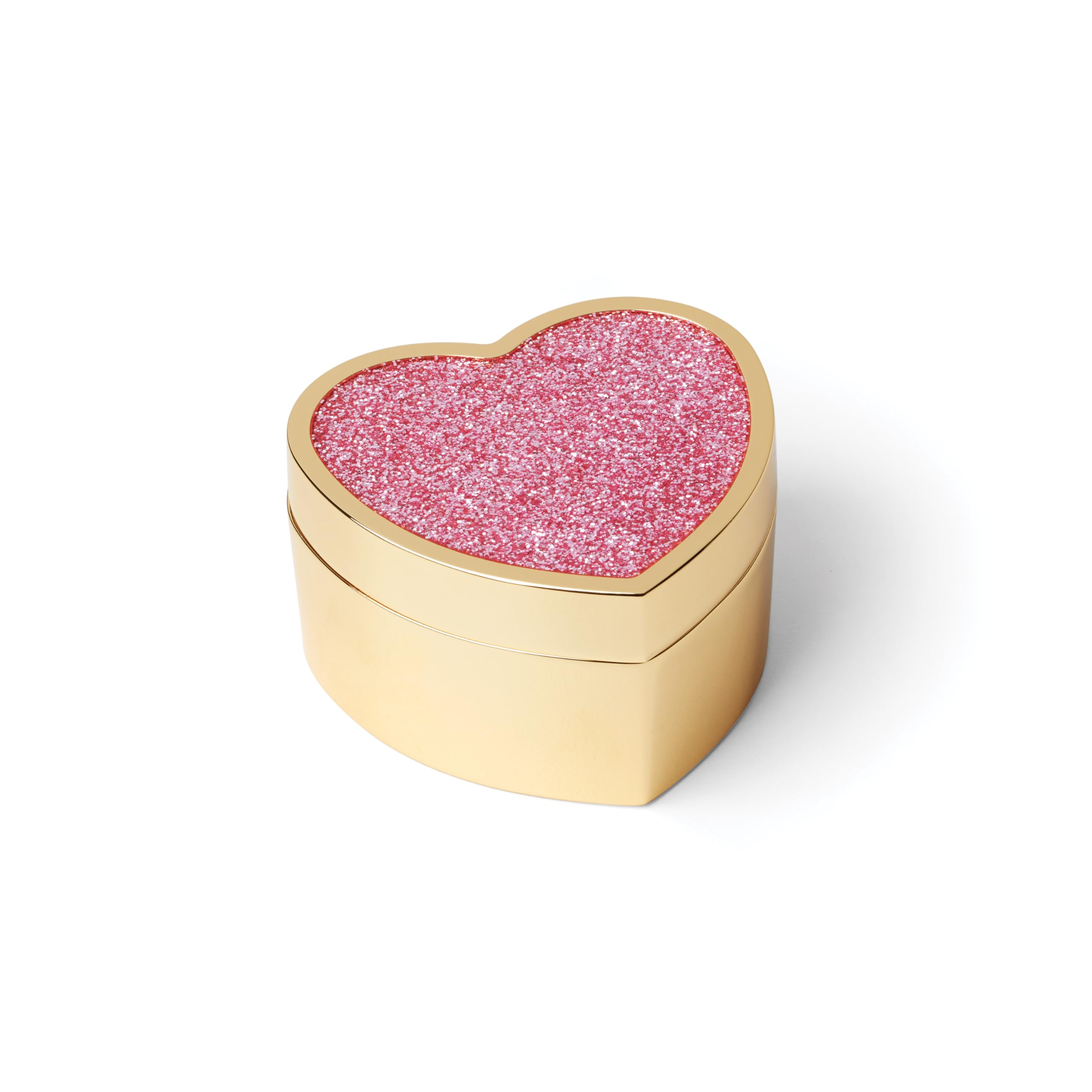 kate spade new york Sitting Pretty Pink Glitter Heart Box