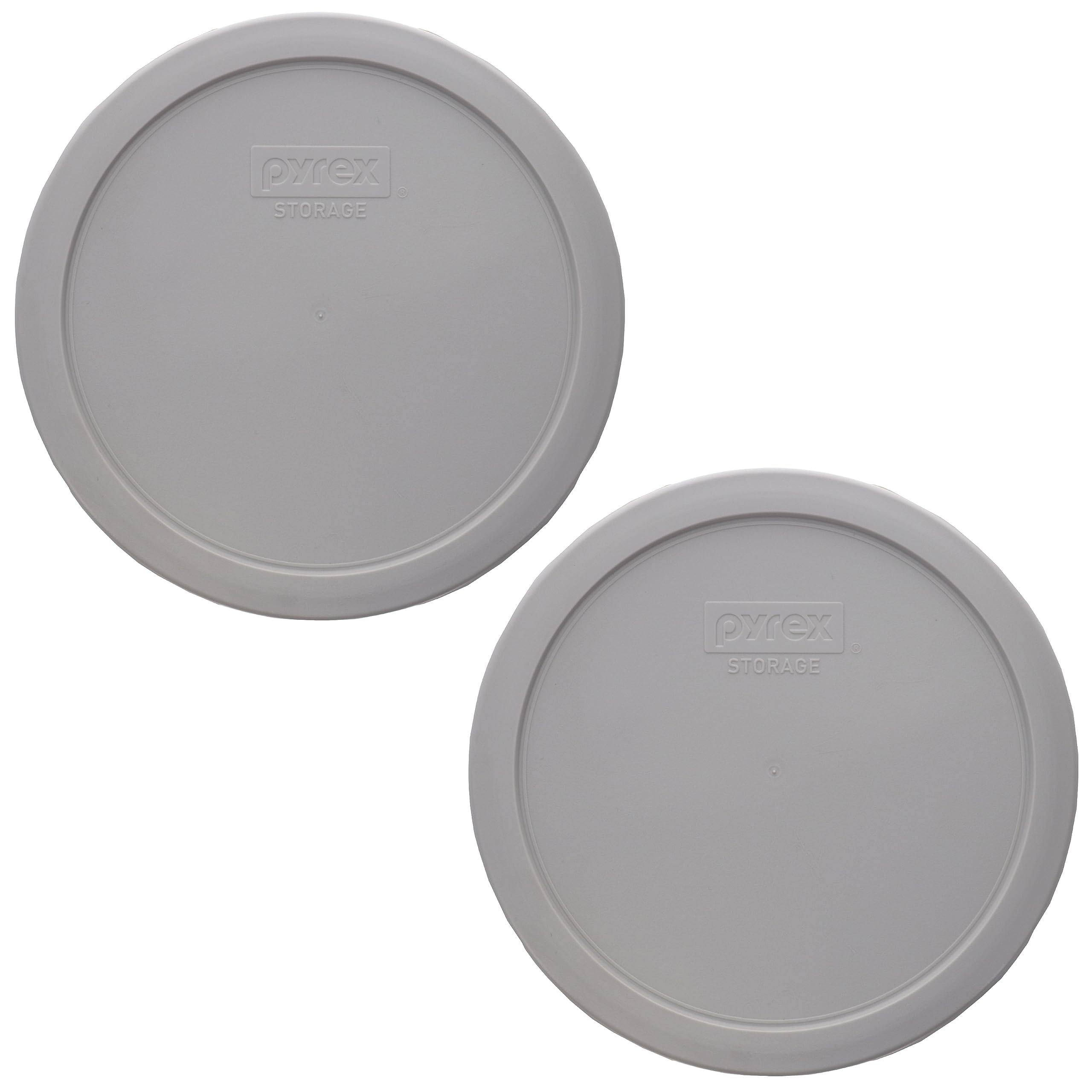 Pyrex 7402-Pc 6/7-Cup Rainstorm Blue Food Storage Replacement Lids - 2 Pack Made In The Usa