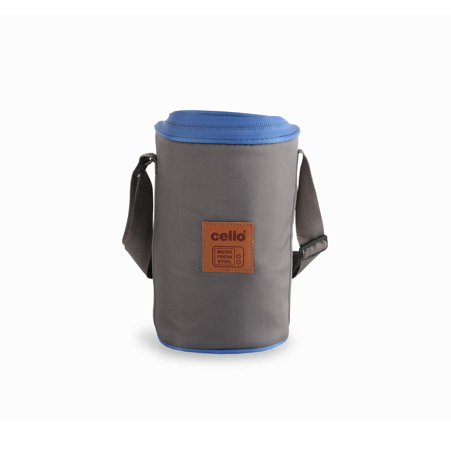 Cello Maxfresh Hot Wave 3 Container Exclusive Lunch Box With Bag,Blue