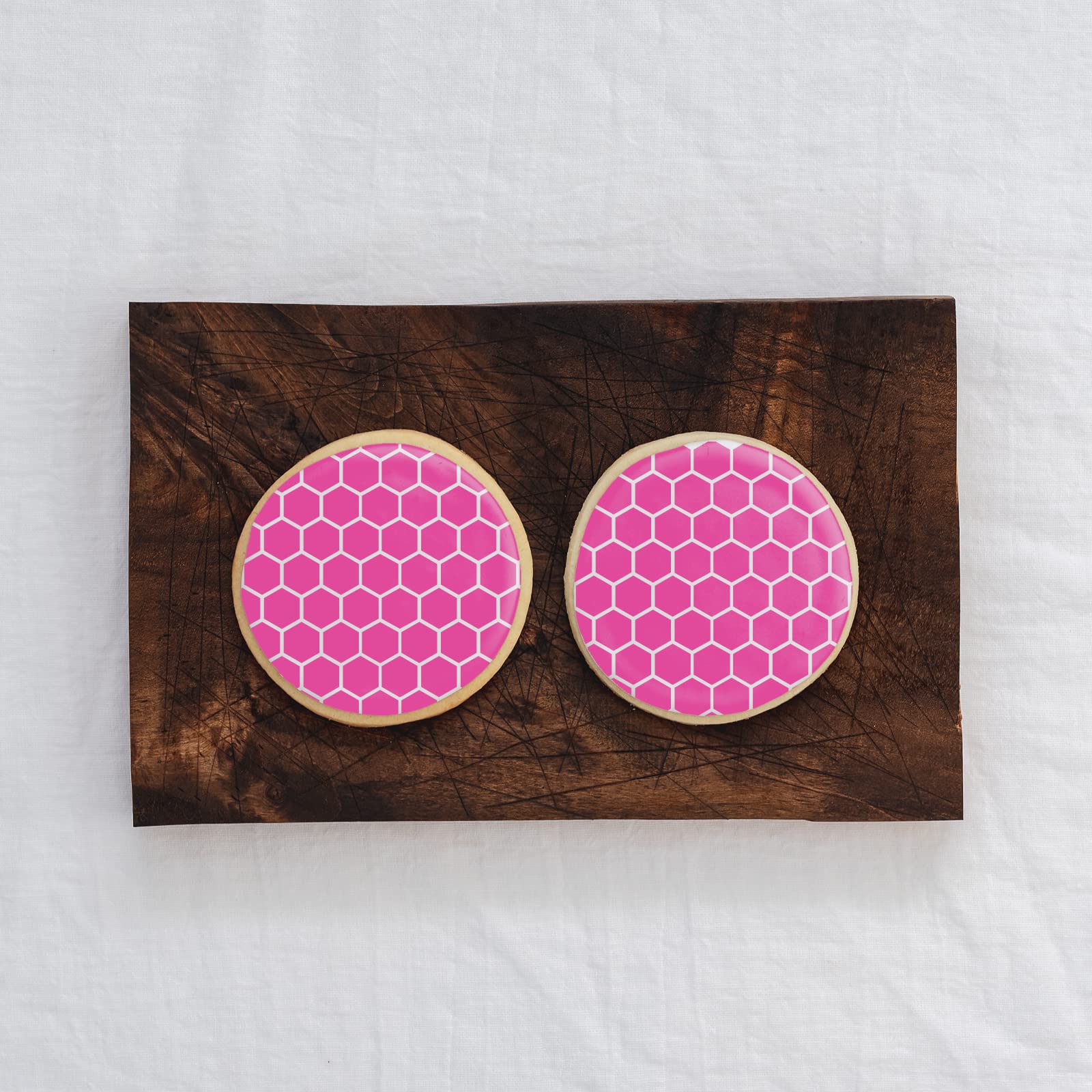 Honeycomb Cookie Stencil - Create Intricate Designs On Your Baked Goods Using Sugar Cookie Stencils