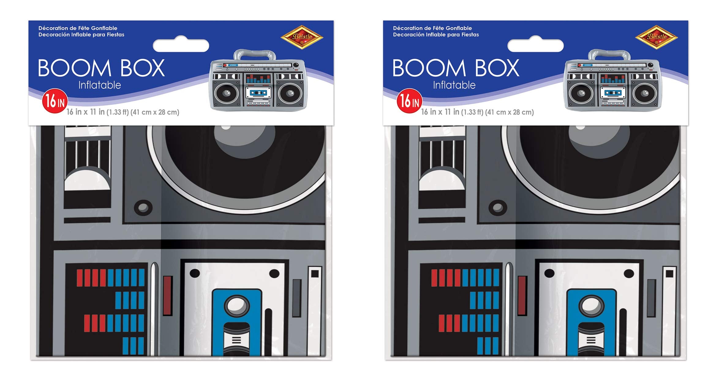 Inflatable Boom Boxes Pack Of 2