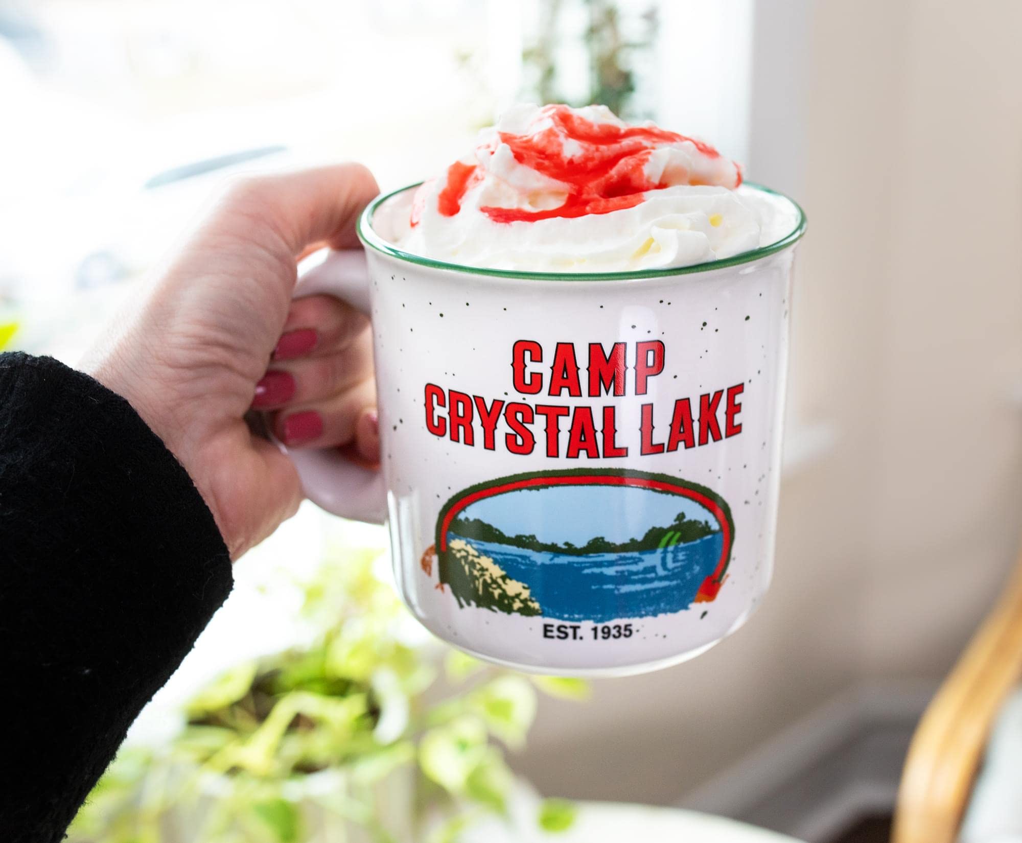 Friday The 13Th Crystal Lake Ceramic Camper Mug | Holds 20 Ounces