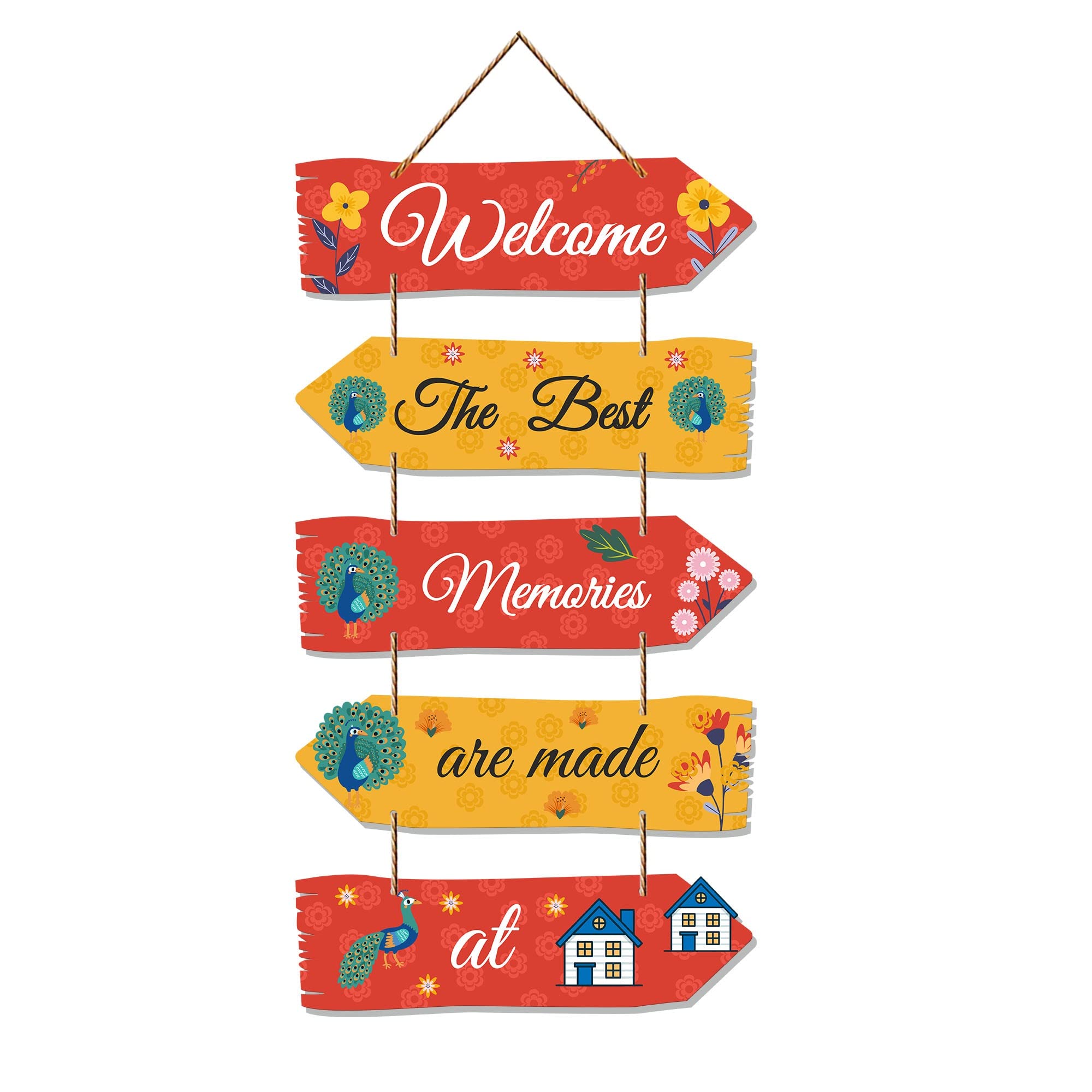 Artvibes Home Quotes Decorative Art MDF Wooden Wall Hanger for Living Room | Bedroom | Gifts | Decorative Hangings for Home Dcor