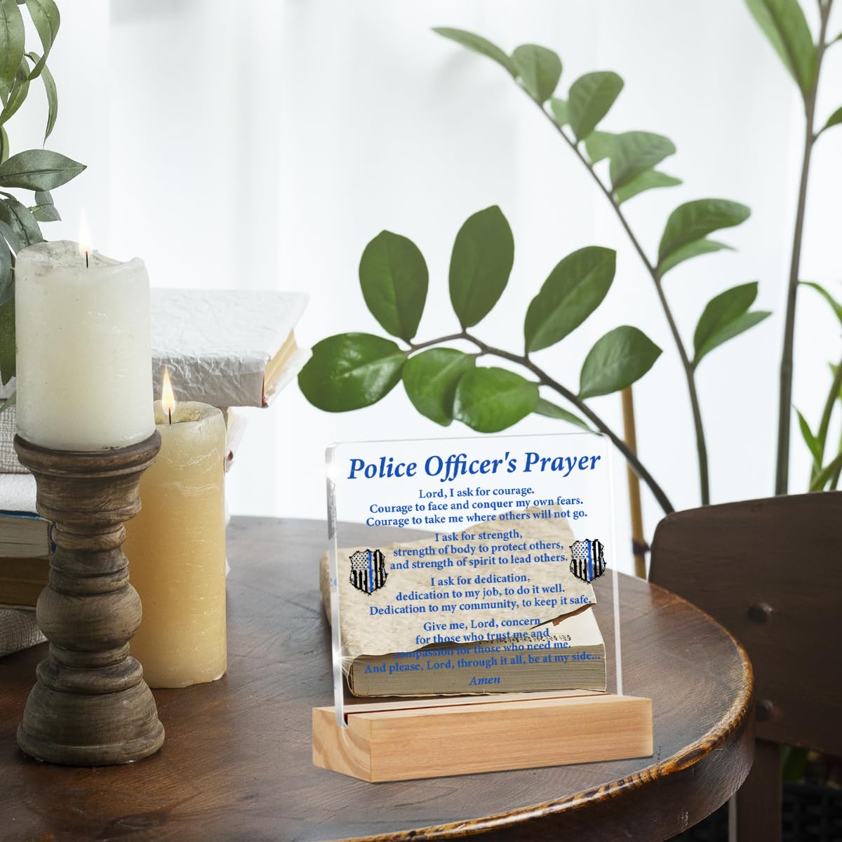 Occupational Therapy Gifts for Therapist, Occupational Therapist Gifts, Floral OT Occupational Therapy Clear Desk Decorative Sig