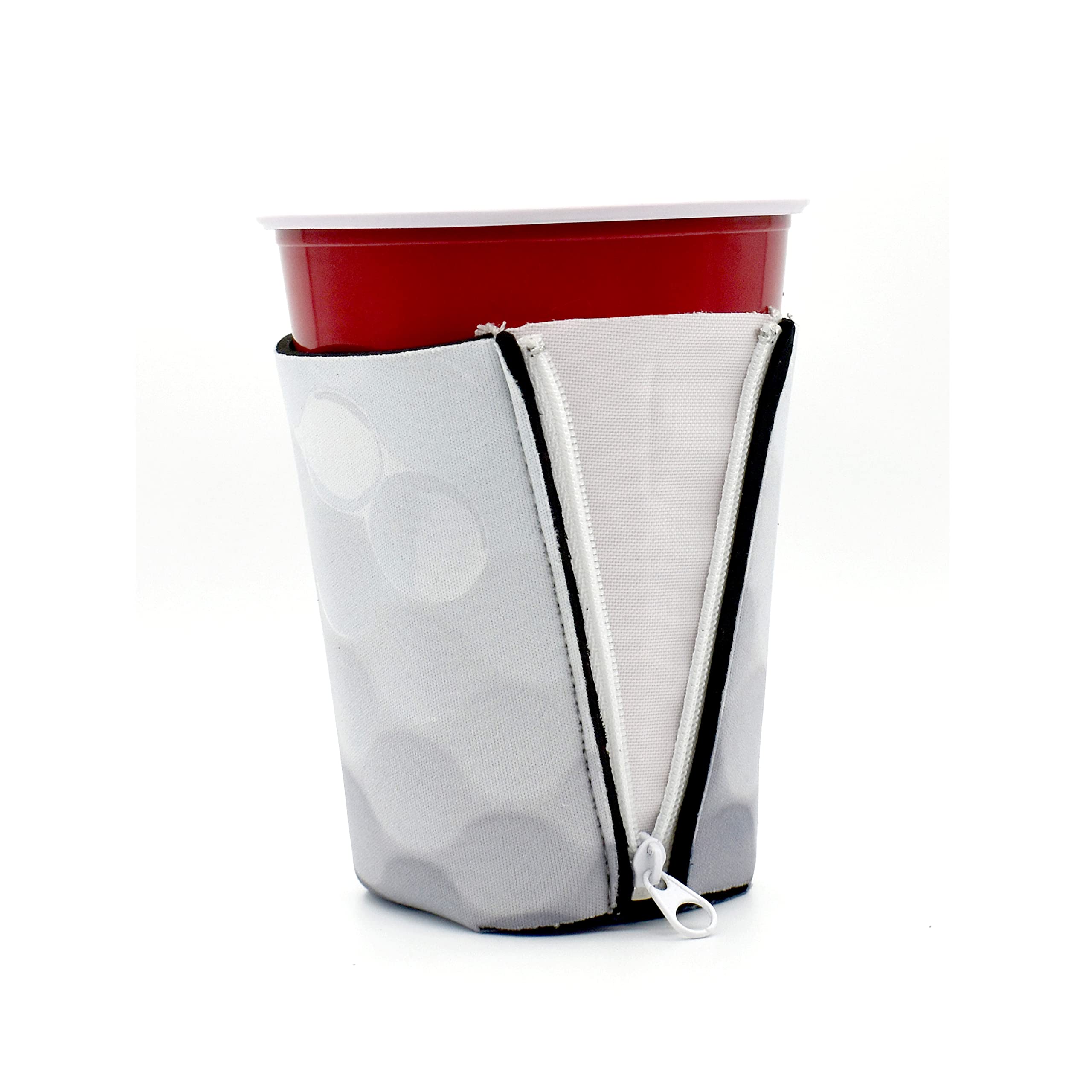 Zipsip Magnet- Adjustable All-In-One Coozie With Zippers For Cans, Bottles, Slim Cans, Pint Glasses, Party Cups, Coffee - Can Co