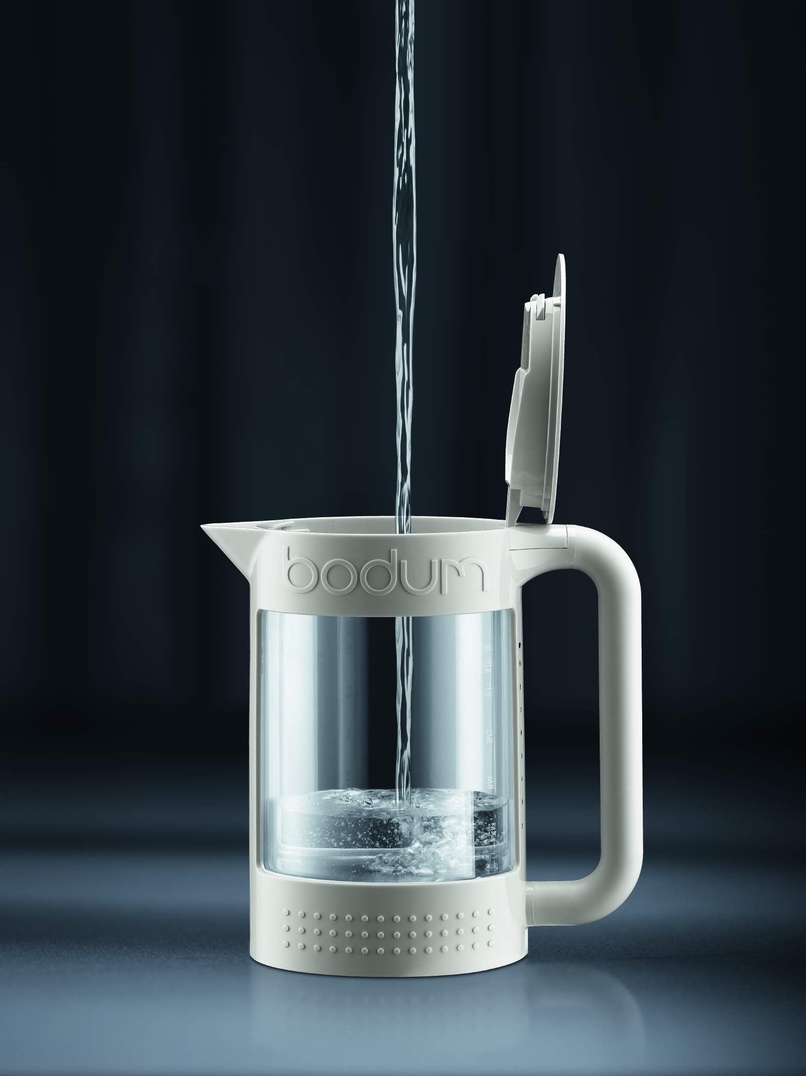 Bodum 37Oz Bistro Electric Water Kettle, Double Wall W/ High-Heat Borosilicate Glass & Bpa-Free Plastic, Temperature Control, Au