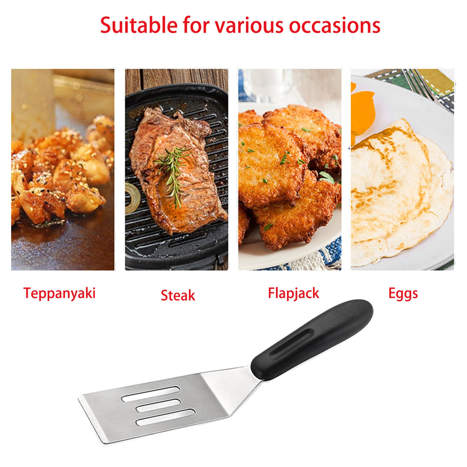 Mini Spatula,Small Spatula For Kitchen Use,Metal Spatula For Cooking,Small Metal Spatula For Cast Iron Skillet, Ideal For Steaks