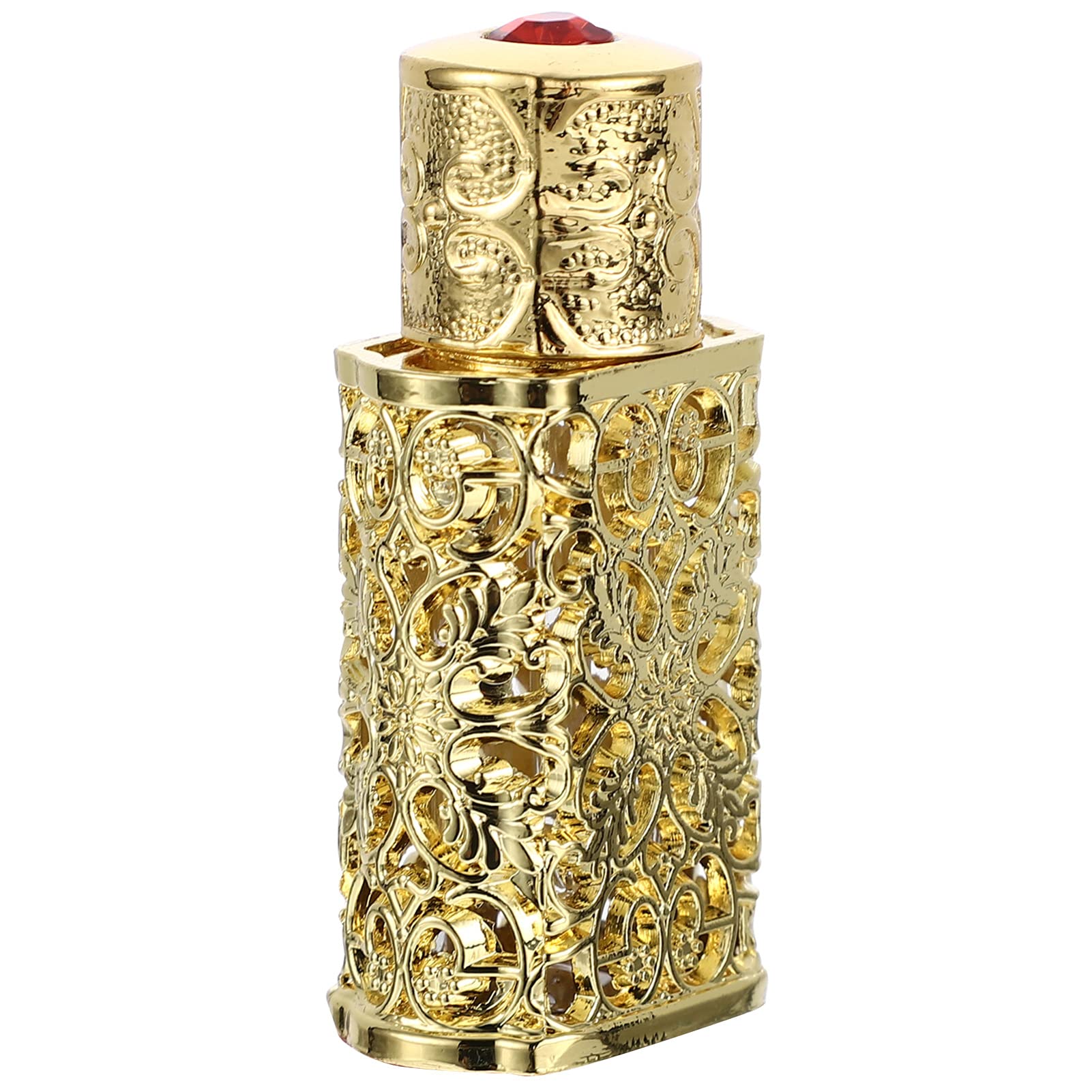 OSALADI Essential Oil Bottle 3 Ml Spray Bottle Hollow Flower Engraved Refillable Perfume LeakProof Travel Container for Cosmeti