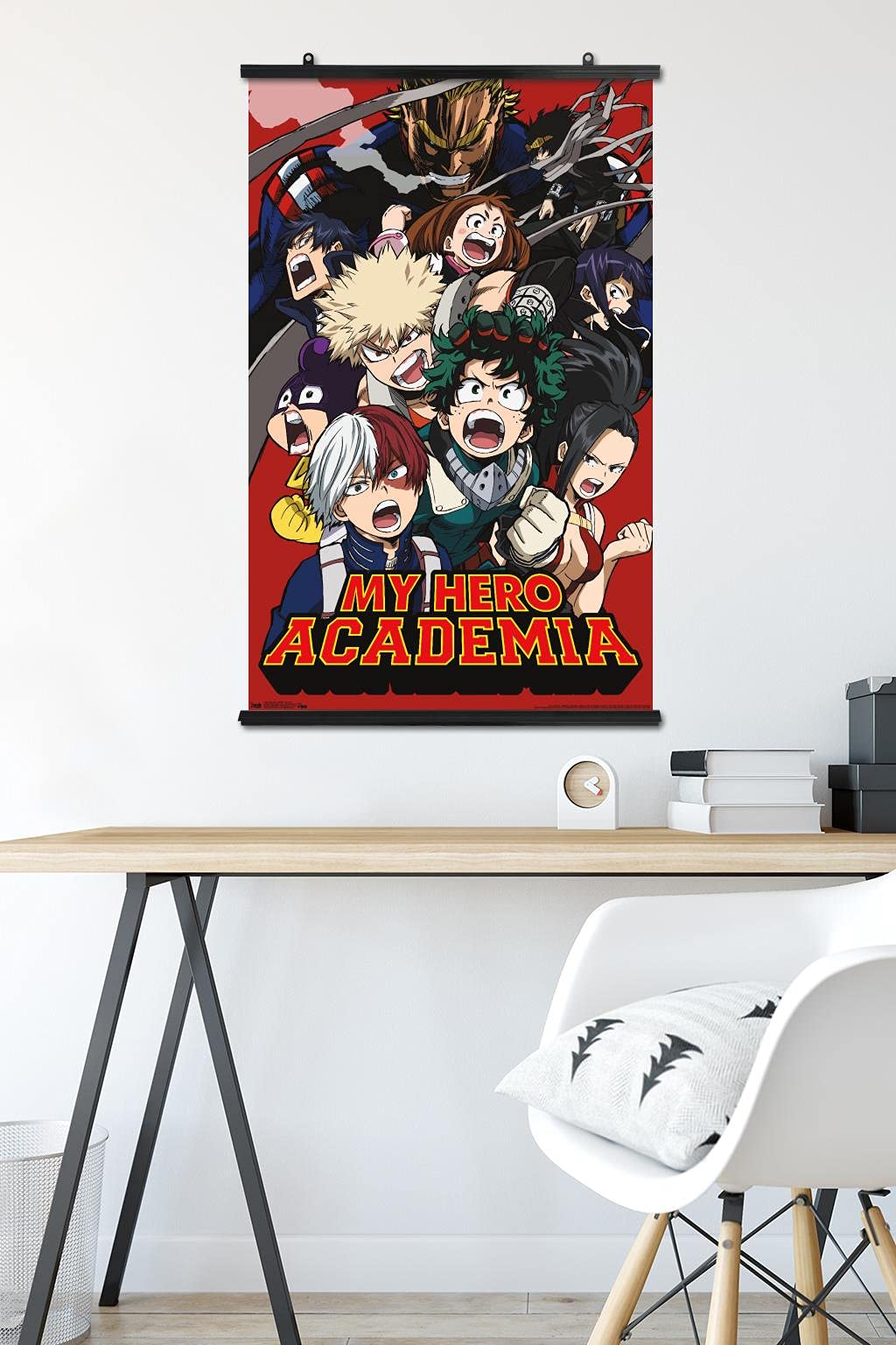 Trends International My Hero Academia - Key Art 2 Wall Poster, 34L X 22.4W, Poster & Clip Bundle