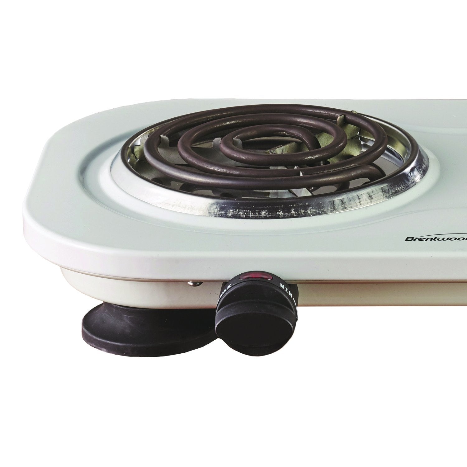 Brentwood Double Electric Burner  1500-Watt  White