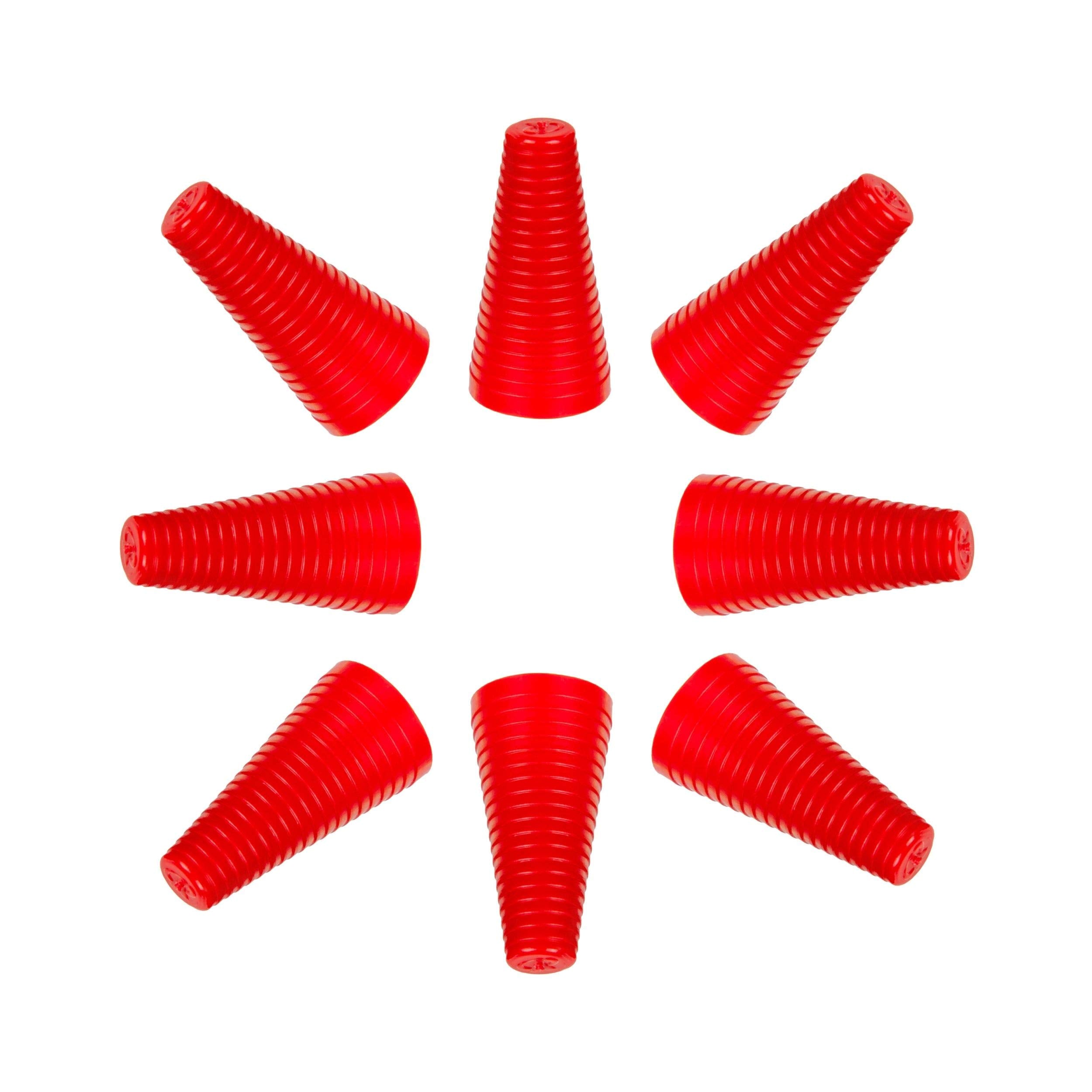 Kelkaa Long Red Tips for Yorker Spout Caps  Replacement Sealer Tips (Pack of 20)