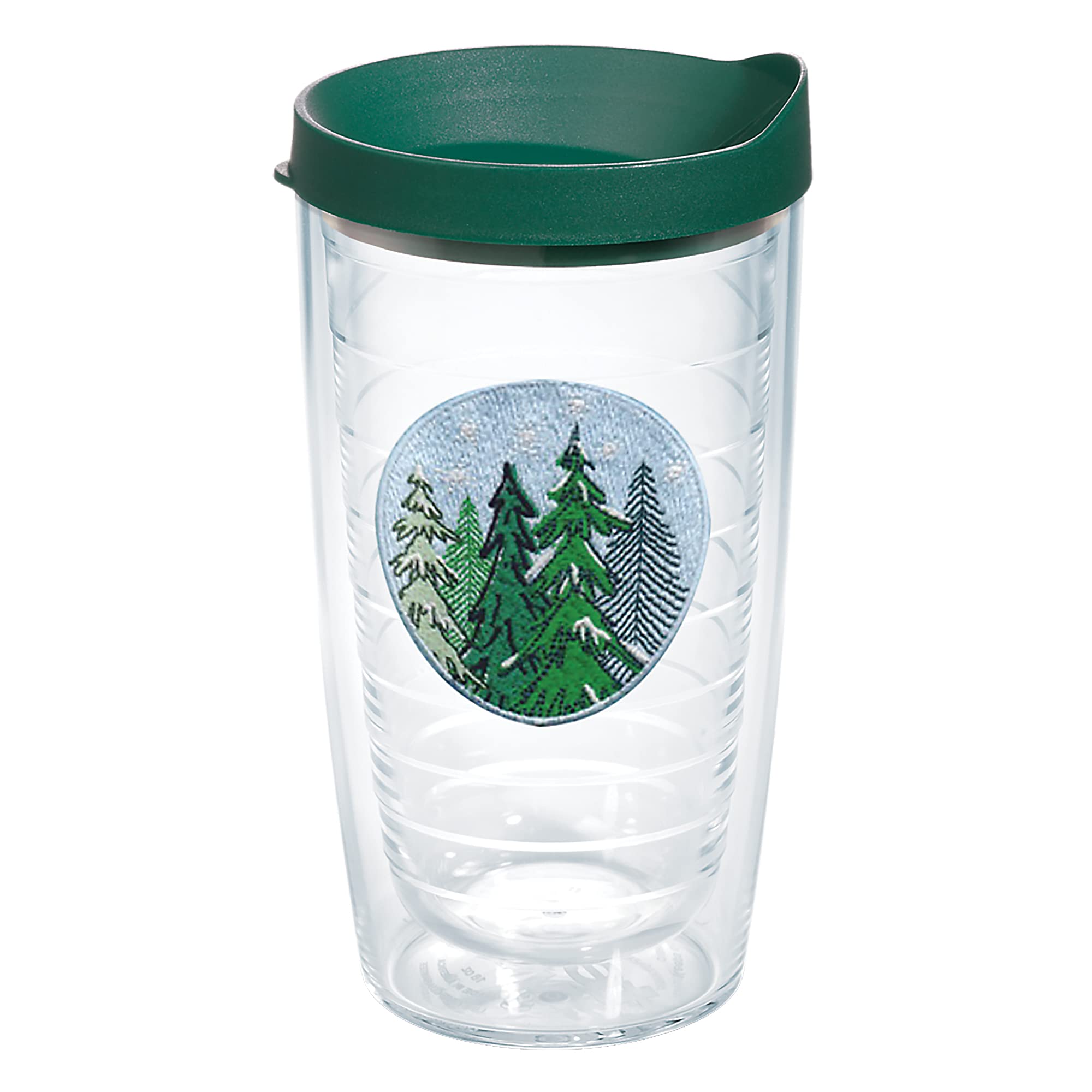 Tervis Spruced Up Christmas Holiday Made in USA Double Walled Insulated Tumbler Travel Cup Keeps Drinks Cold & Hot, 16oz, Classi