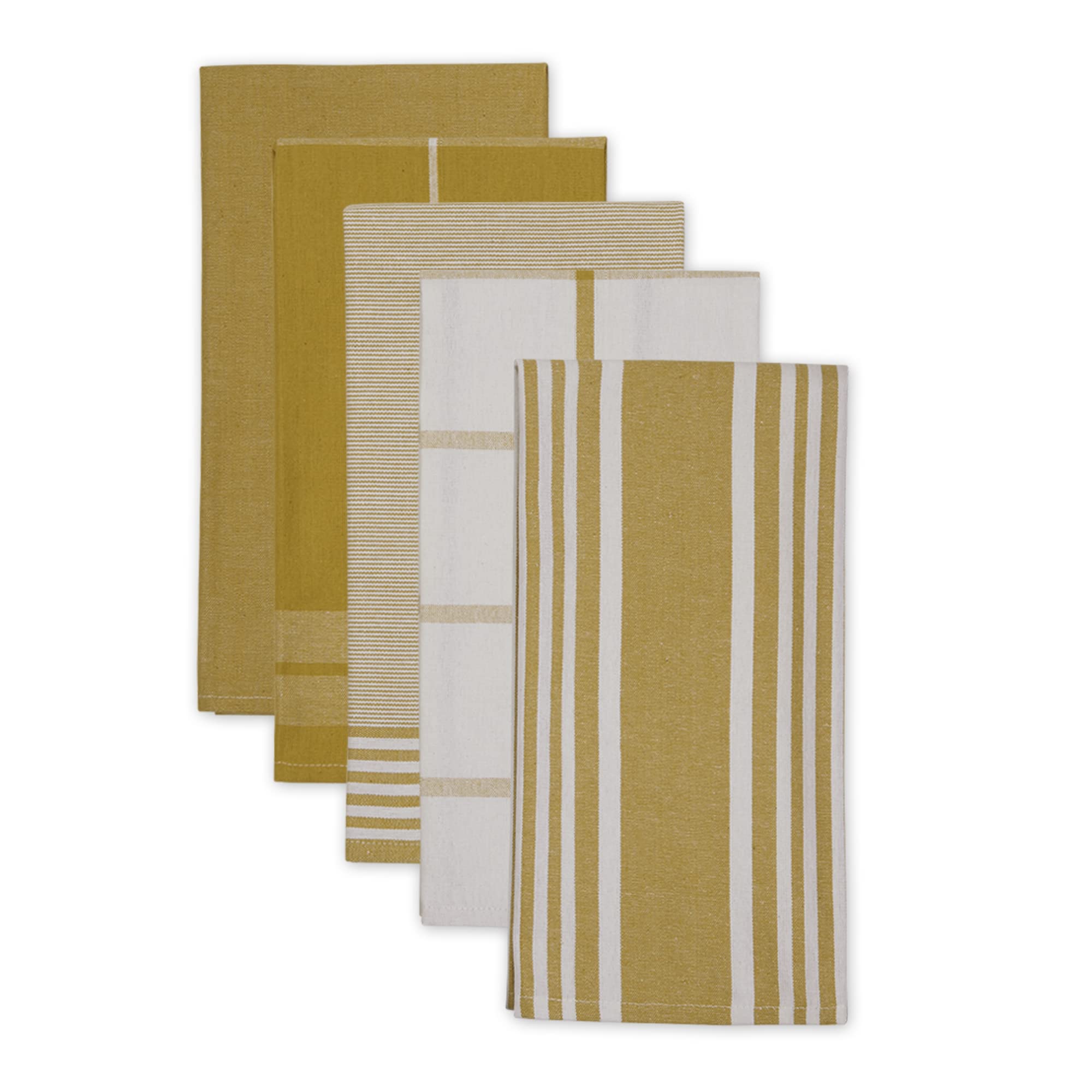 LEMONGRASS CLASSIC OVERSIZED WOVEN DISHTOWELS SET/5