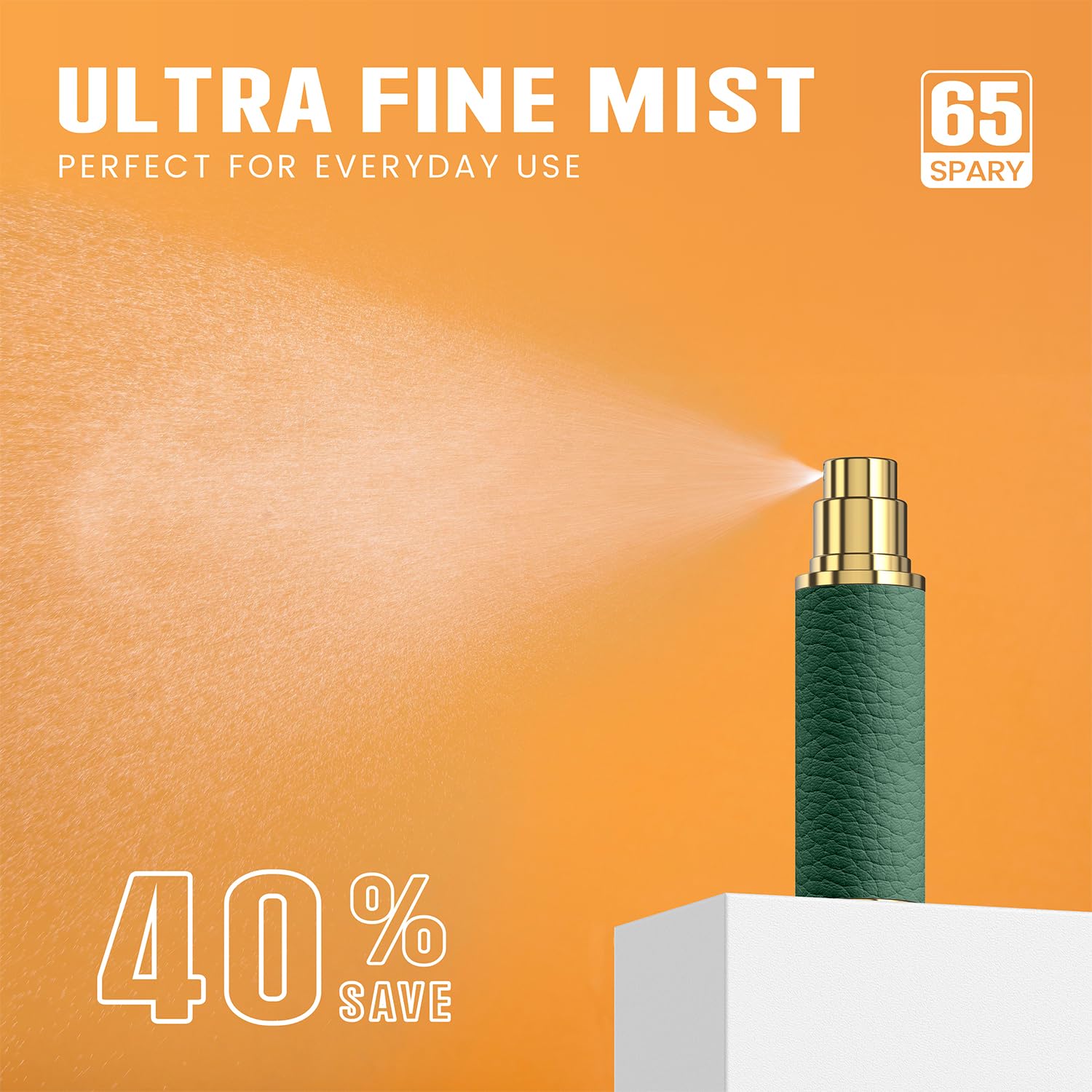 Fenhon Travel Perfume Bottle Refillable, 5Ml Perfume Atomizer, Portable Size Cologne Sprayer, Mini Empty Fragrance Spray Bottle