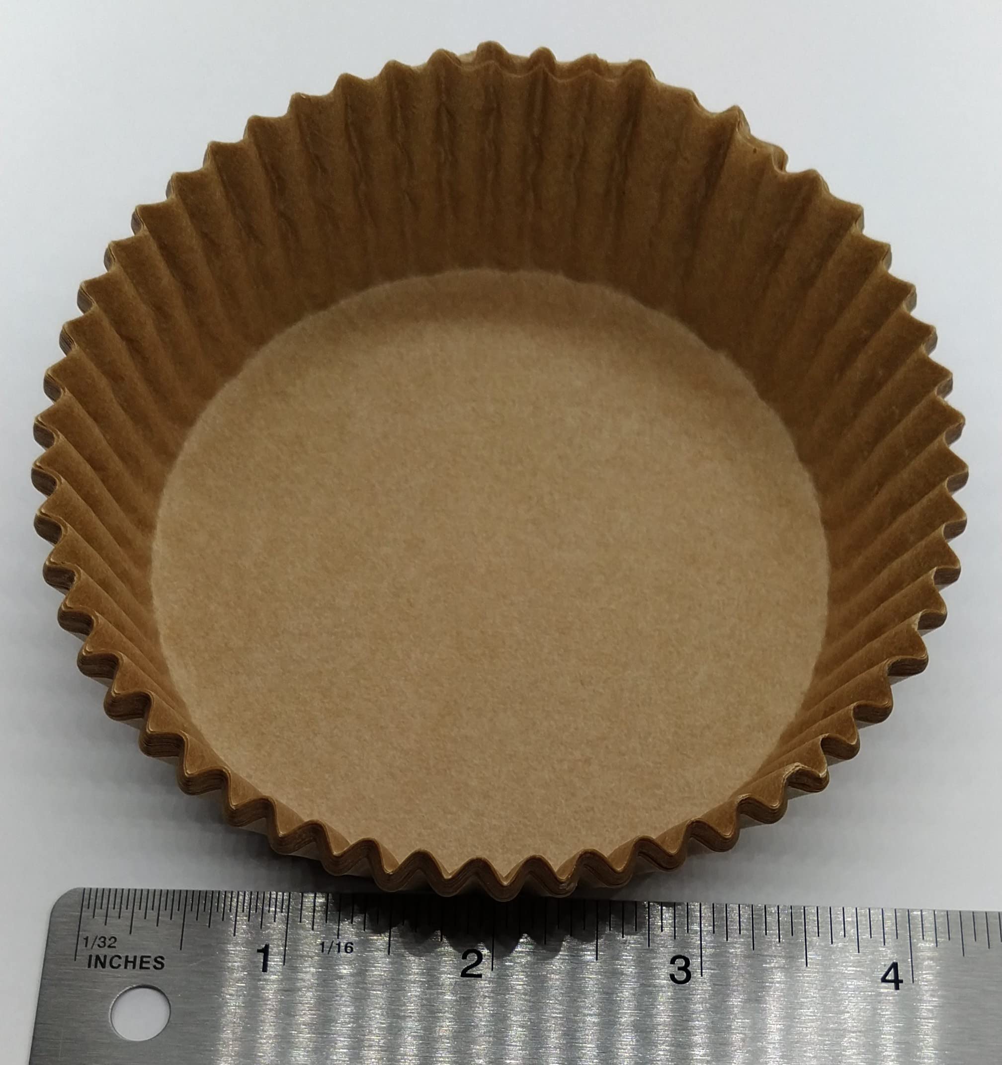 Weststone 100Pcs Cups 3-1/2'' Diameter X 1-1/4'' Depth For Cake Pops Or Candy Apple - Candy Cups (Brown-Candy Cups)