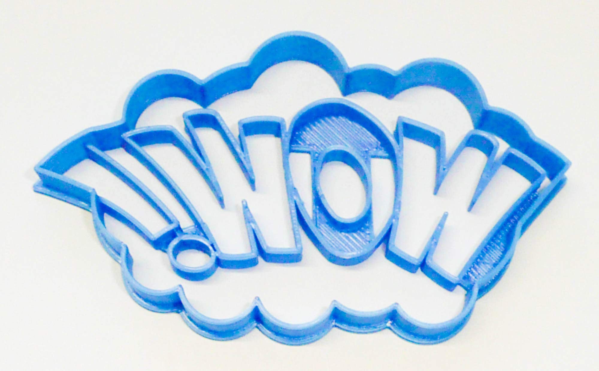 Wow Sign Quote Superhero Super Hero Comic Book Cookie Cutter Made In Usa Pr3201
