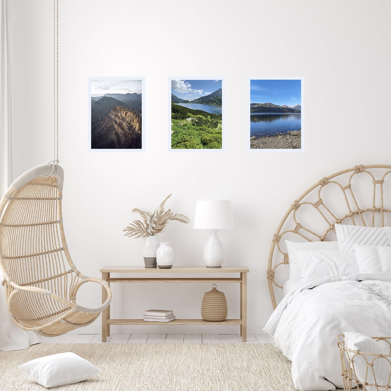 JCJMY 15x21.25 Puzzles Frame White, Wall Hanging 15 x 21.25 Picture Frame for 15 by 21.25 Poster Photo Canvas Picture Puzzles wi