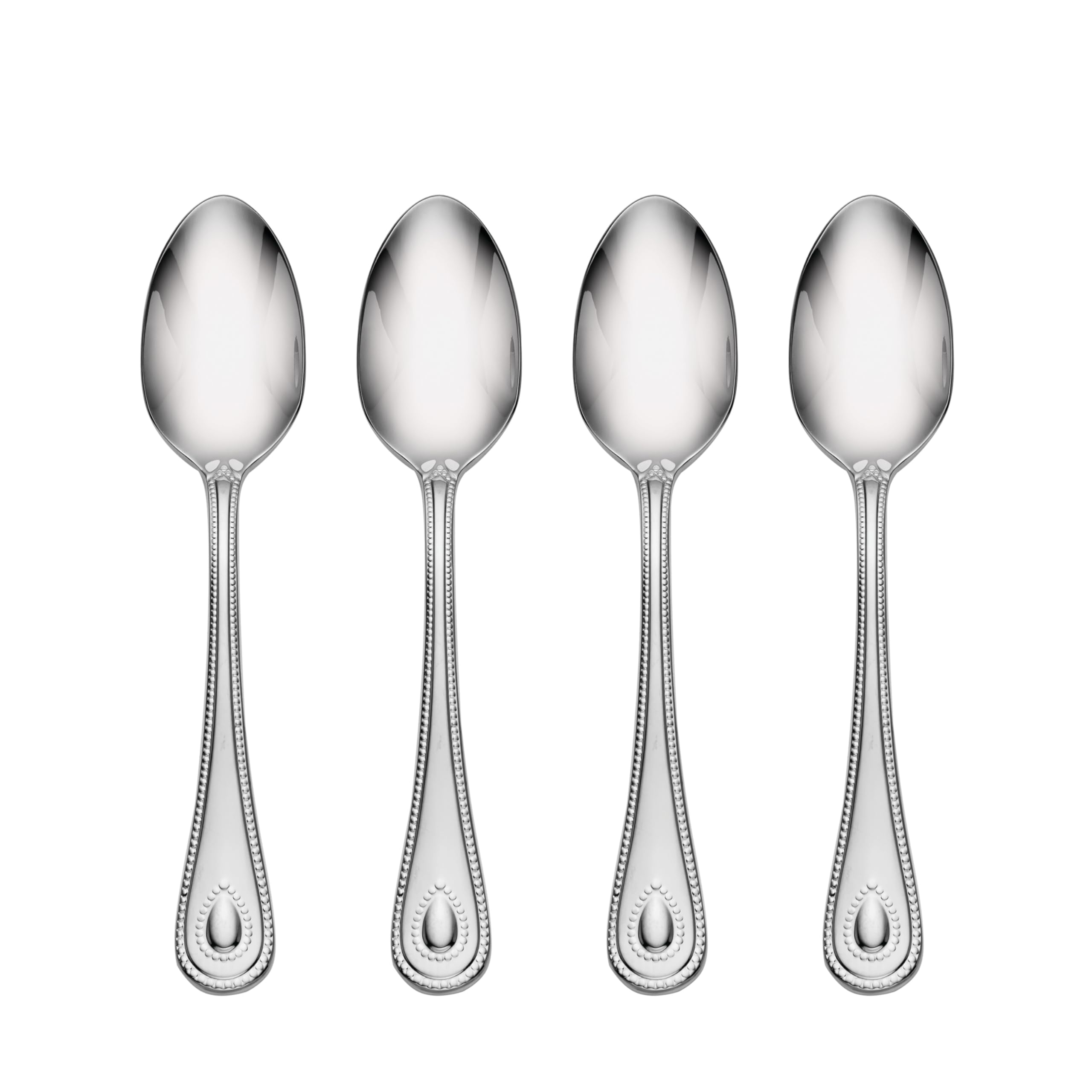 Lenox French Perle Teaspoons, Set of 4, 0.38