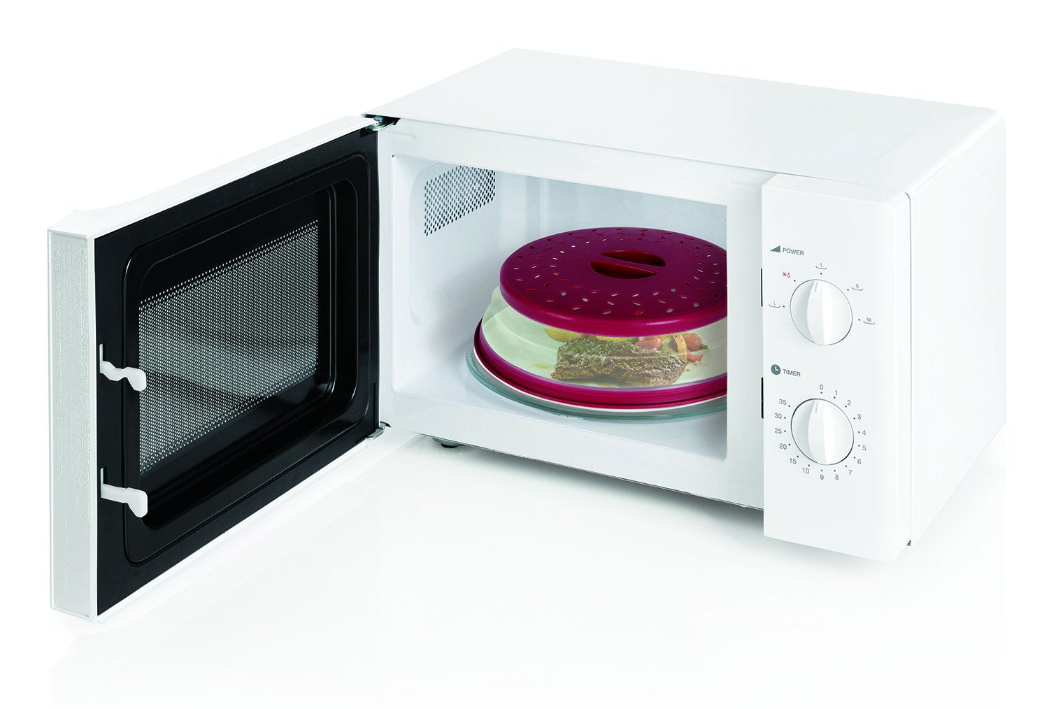 Jobar Collapsible Microwave Shield, Standard, Red