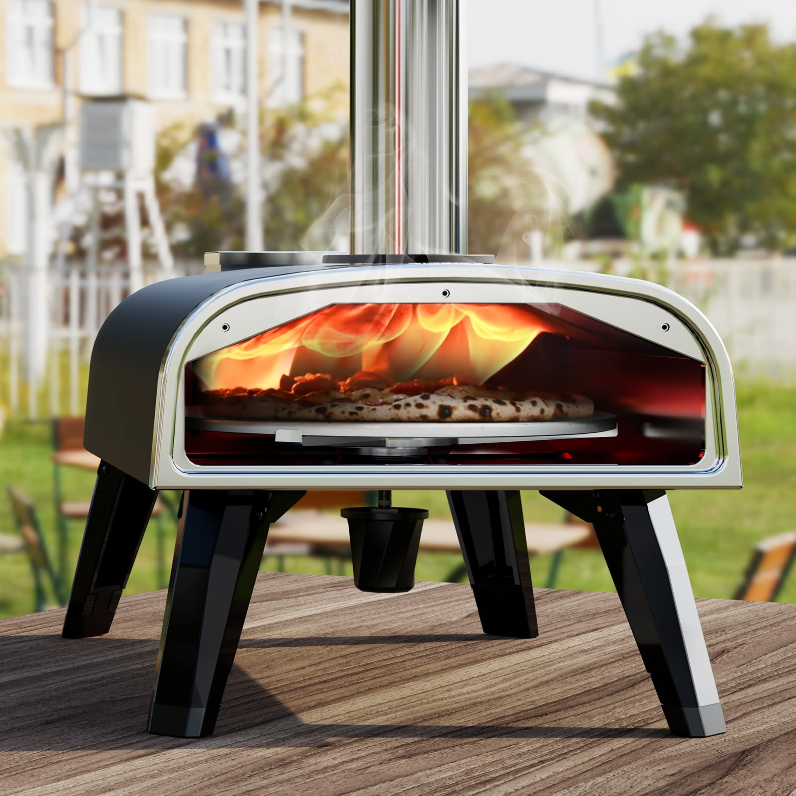 Rotary Stand Pizza Oven Accessory For Baking Pizzas