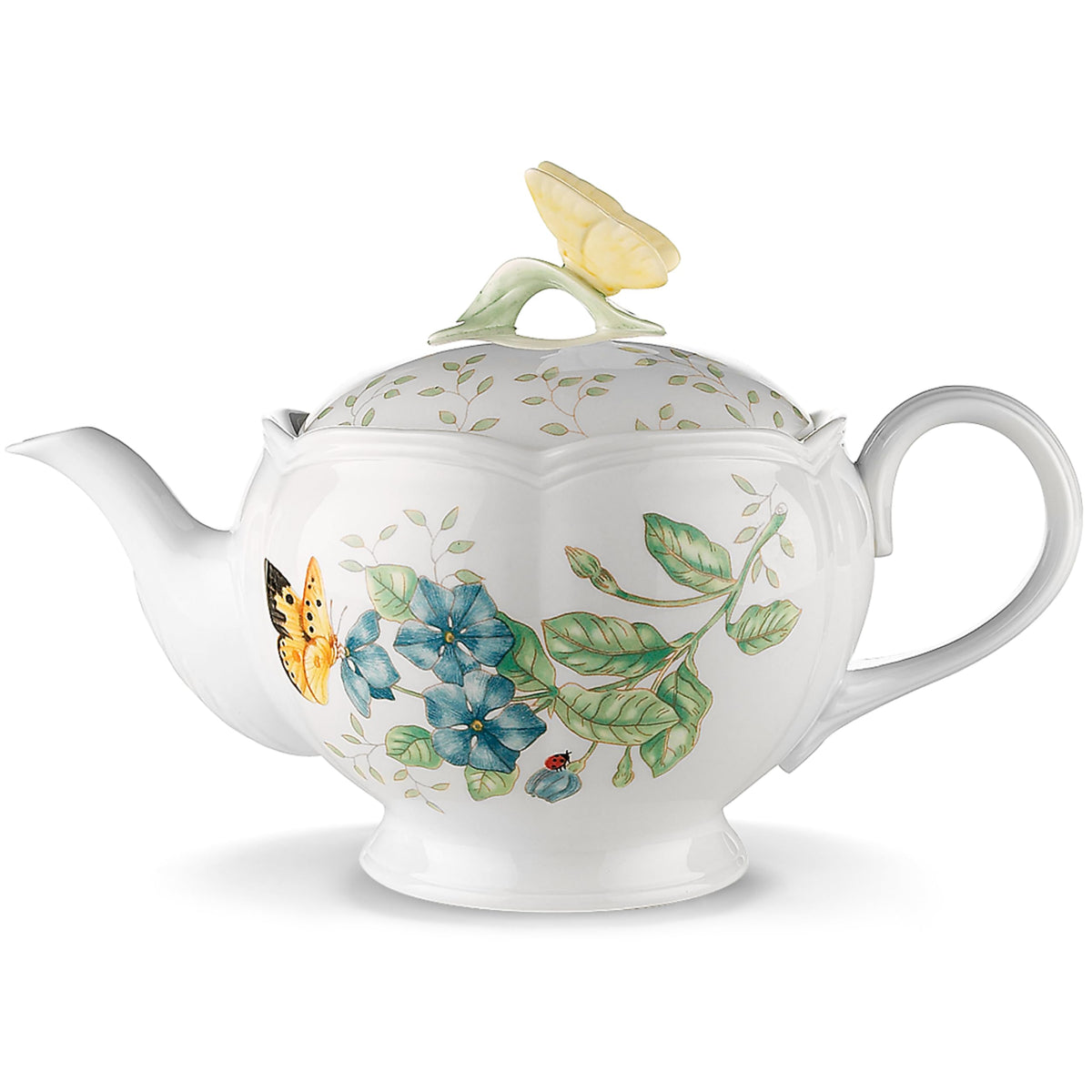 Lenox Butterfly Meadow Teapot, 2.8 Lb, Multi