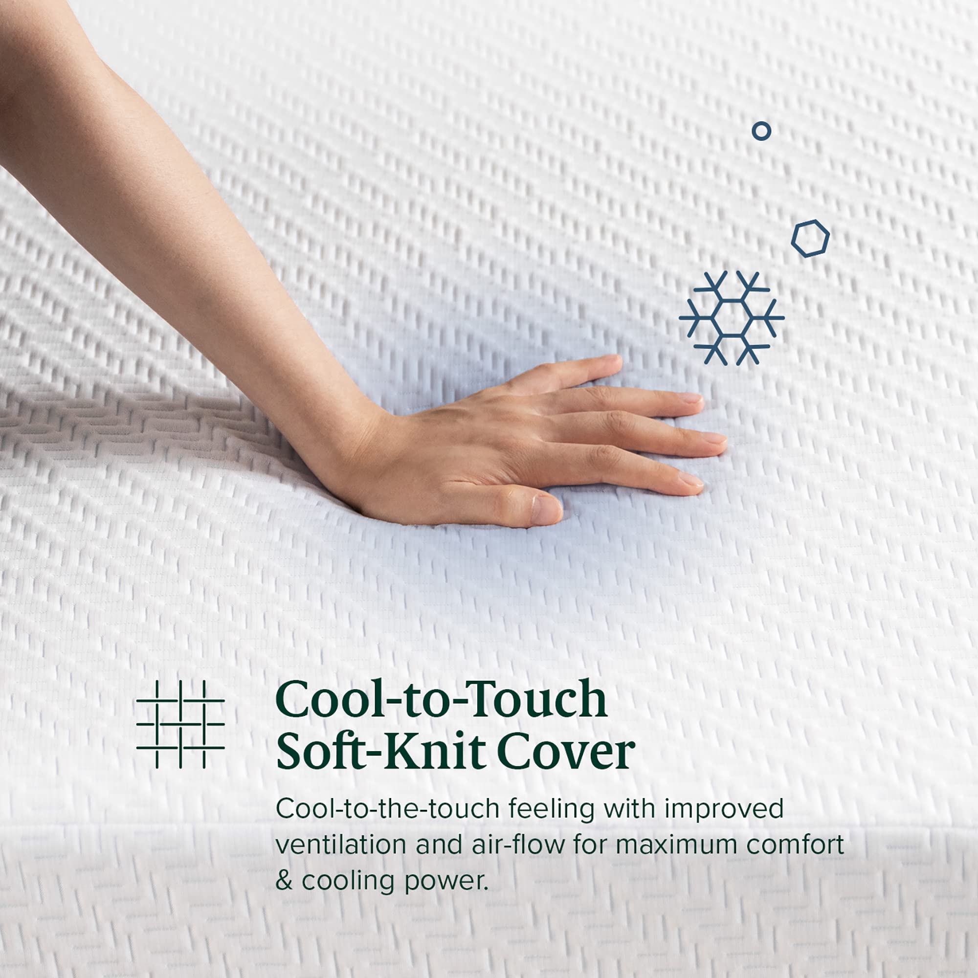ZINUS 10 Inch Ultra Cooling Gel Memory Foam Mattress / Cool-to-Touch Soft Knit Cover / Pressure Relieving / CertiPUR-US Certified / Bed-in-a-Box / All-New / Made in USA  Twin
