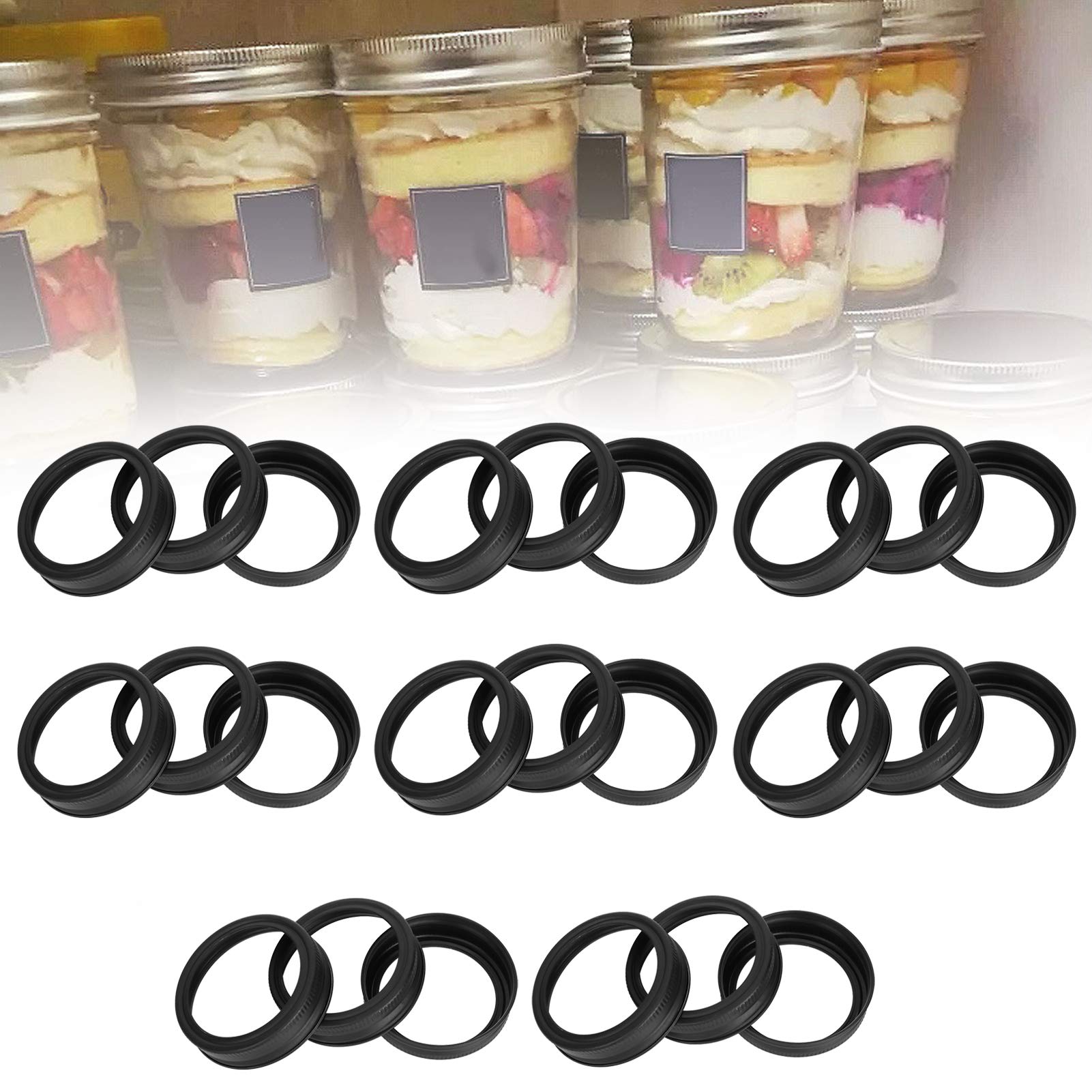 Can Lid, 24 Pcs For Mason Jar Lids, Regular Mouth Canning Lids Lids For Mason Jar Canning Lids Iron Lid Round 70Mm Widemouthed S