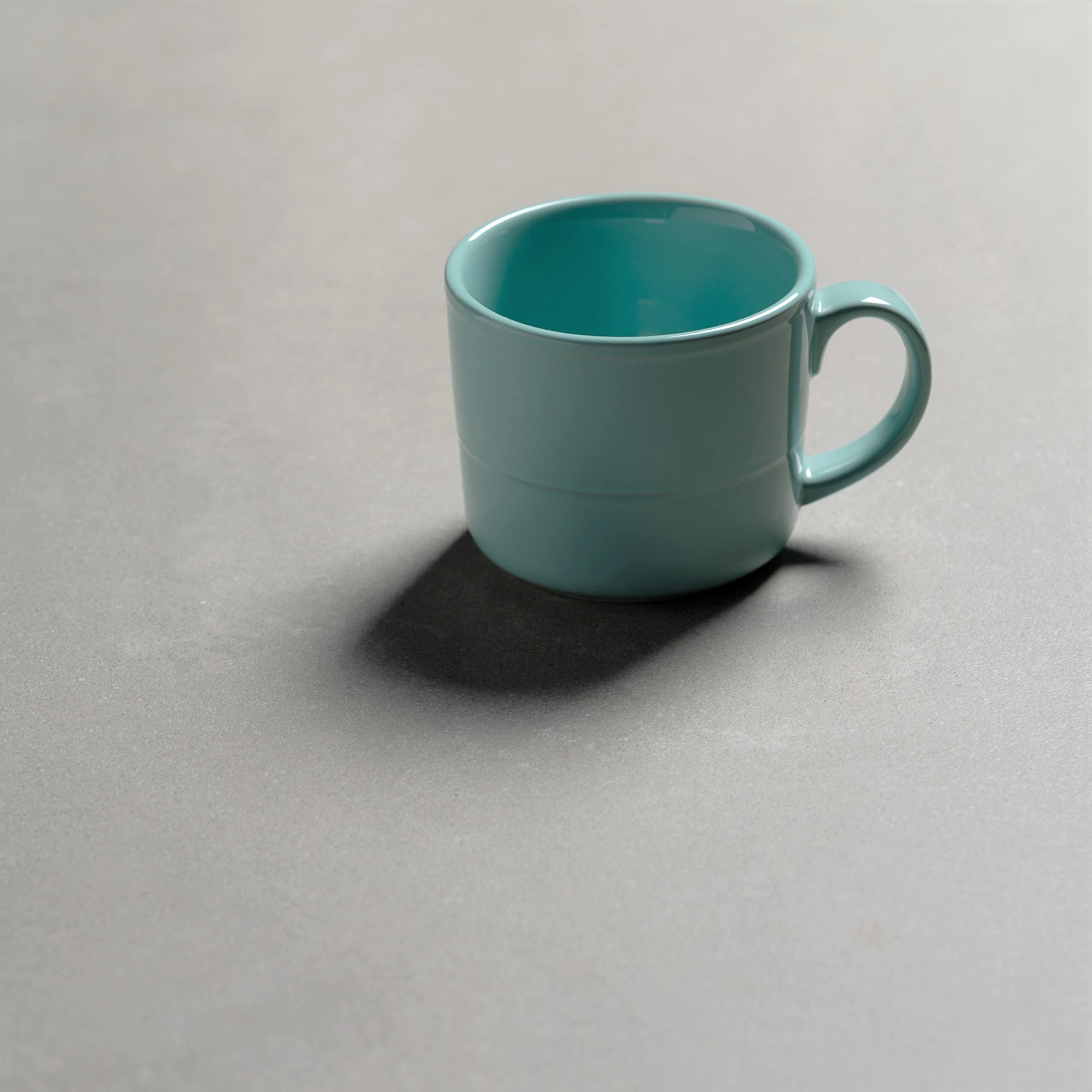 Double Line 3.75''/12 Oz Mug, Set Of 6, Seafoam