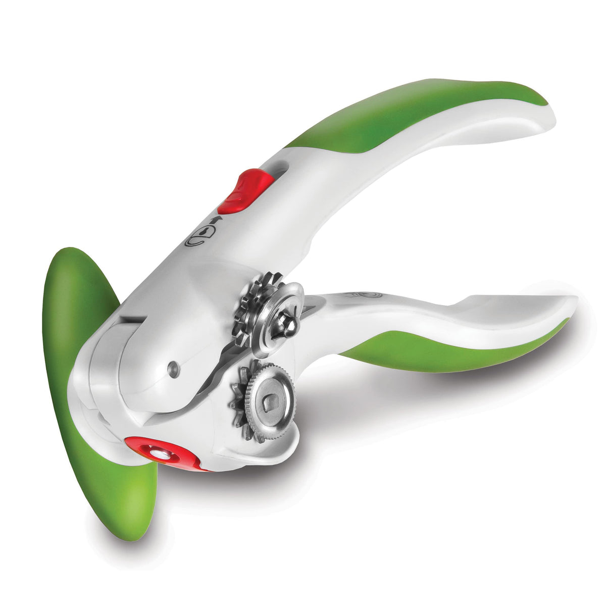 Zyliss Lock N' Lift Can Opener - Manual Can Opener With Built-In Magnet - Safety Can Opener With Stainless Steel Wheel - Handhel
