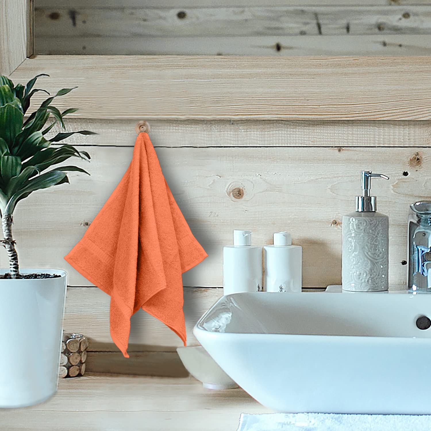 Luxury Hotel & Spa Collection, Quick Dry 100% Turkish Cotton 700 Gsm, Eco Friendly Towel, For Bathroom, Gymand Kitchen Dobby Bor