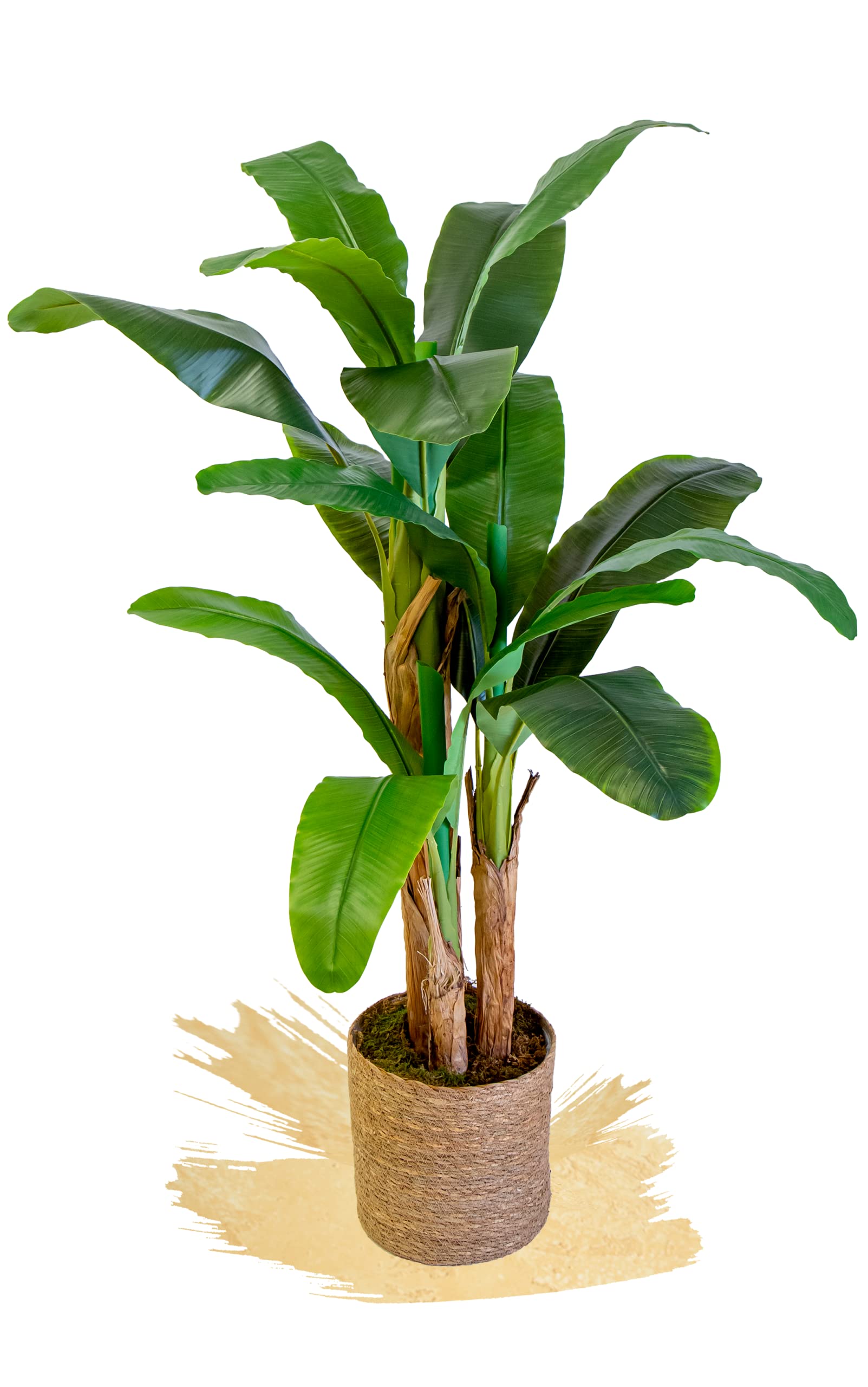 Artificial Banana Tree, Made With The Best Materials, Ideal For Home Decoration, Artificial Plant - 5 Feet Tall - 60 Inches