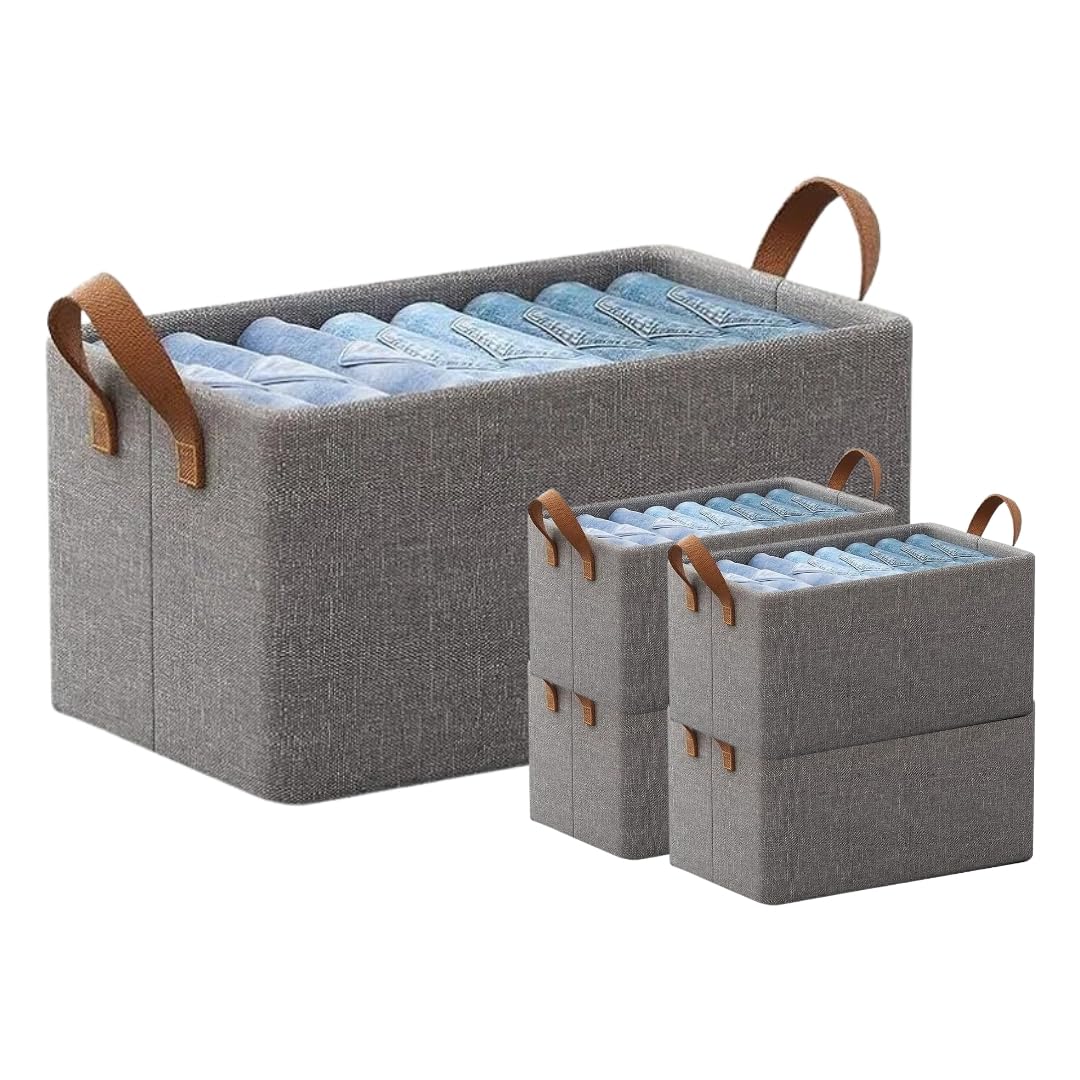 Bladesmith 3Shelf Woven Fabric Wardrobe Organizer For Clothes  Foldable Storage  Perfect For Closet, Bedroom, Or Office Organ