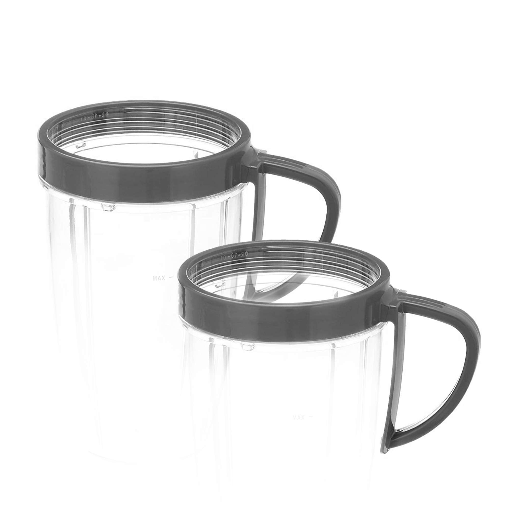Nutribullet Lip Ring With Handle (Set Of 2), 25 Lbs, Grey
