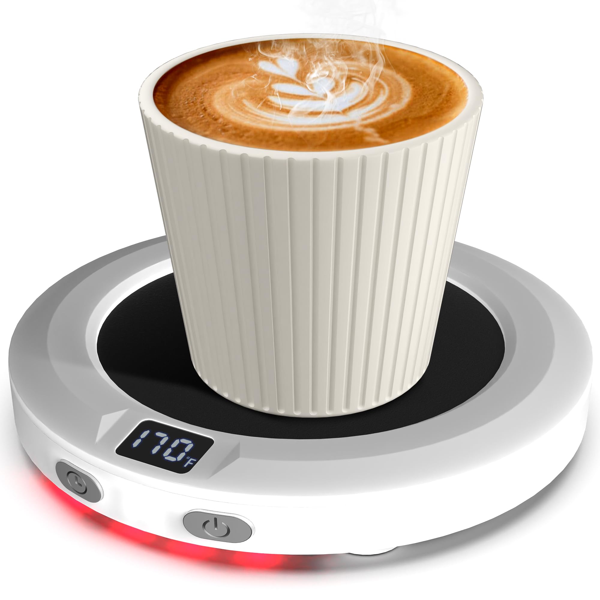 Coffee Mug Warmer For Desk -Auto Shut Off, 3 Heat Settings, Keep Your Coffee Warm For Office Hours, Perfect Coffee Lovers Gift I