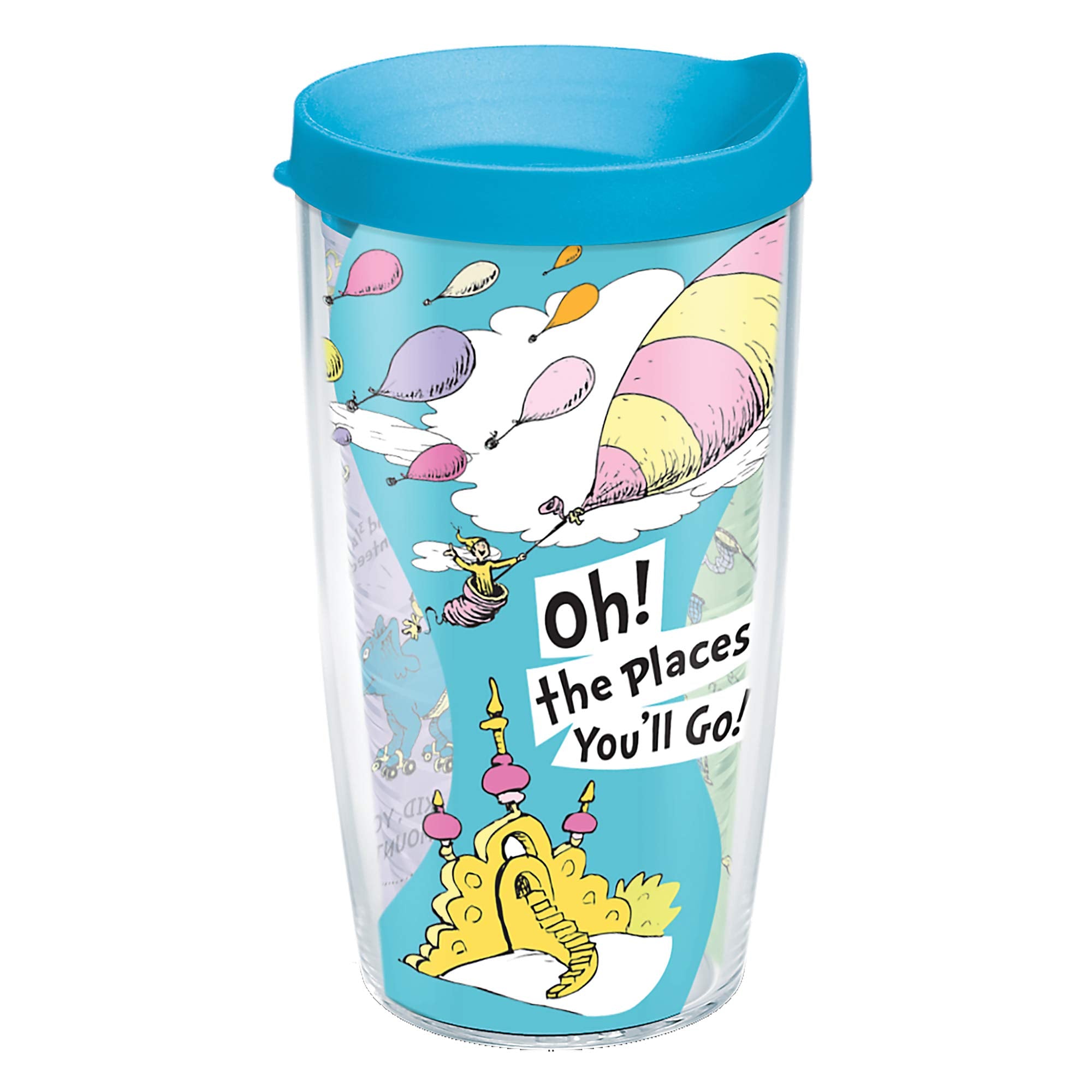 Tervis 16oz Tritan Tumbler | Dr. Seuss  Oh The Places Youll Go Quote