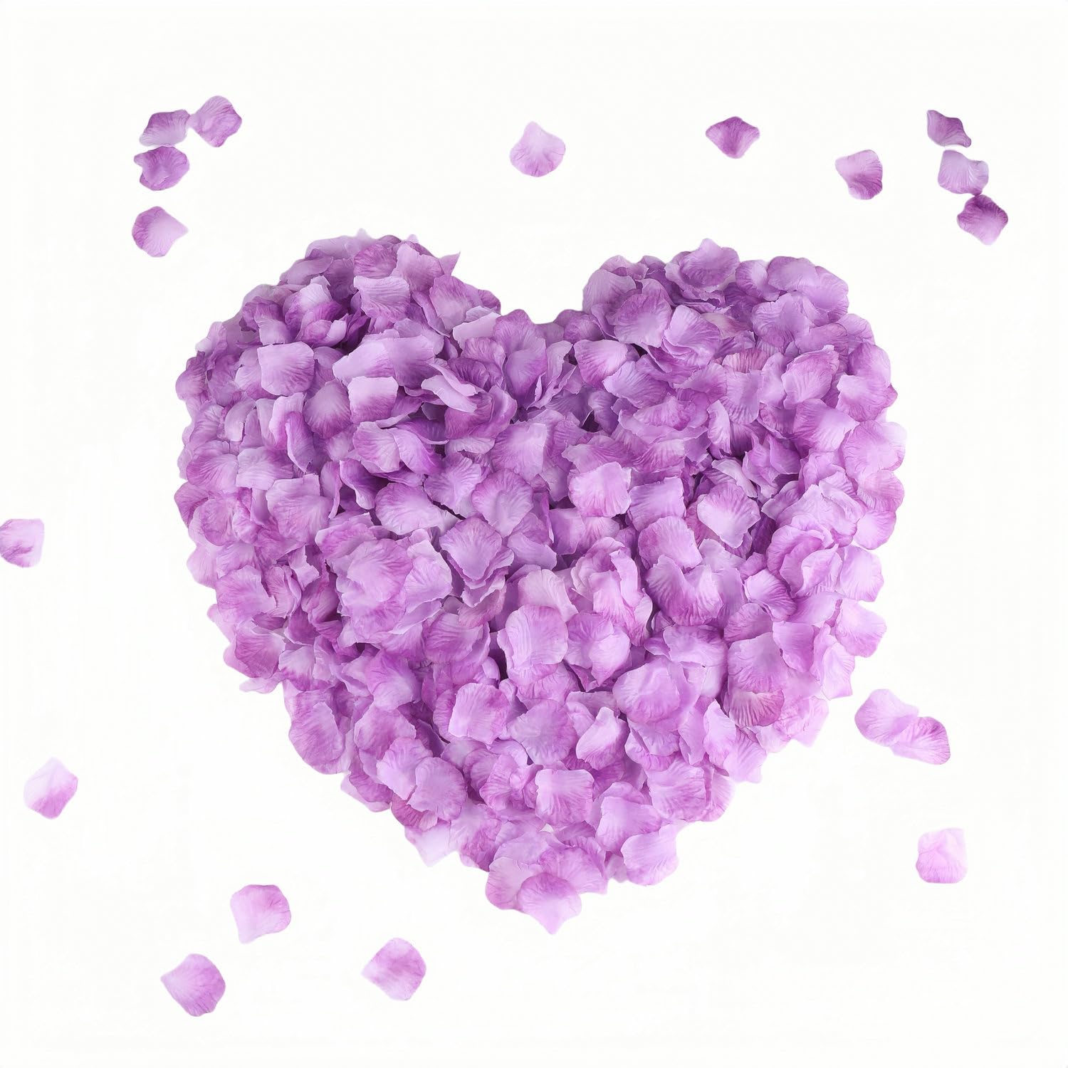 CODE FLORIST 1100 PCS Light Purple Silk Rose Petals for Valentines Day,Romantic Night,Wedding,Proposal Anniversary Flower Decor