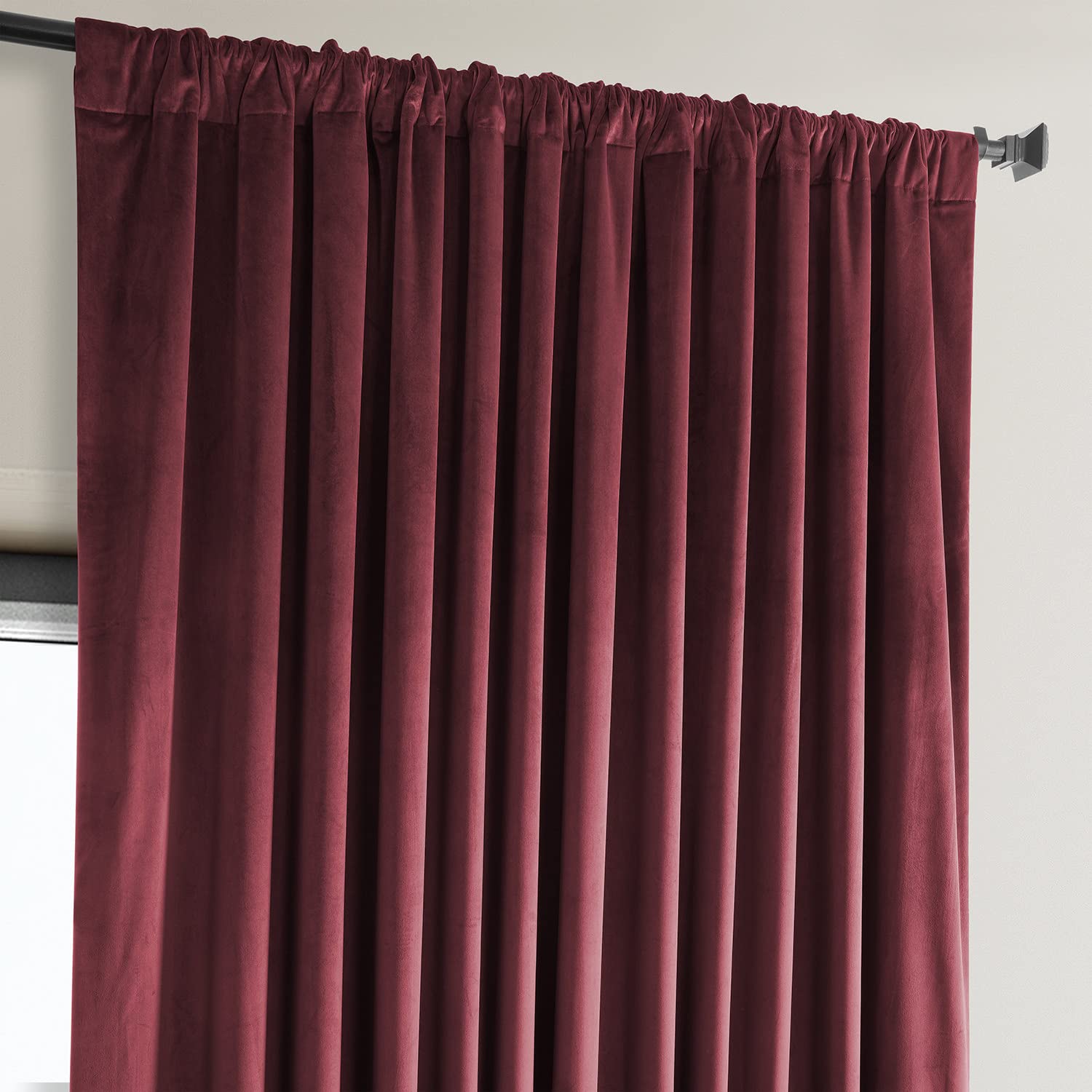 Hpd Half Price Drapes Heritage Plush Velvet Extrawide Curtains For Bedroom  Living Room 100 X 120, Vpyc-179758-120-Dw (1 Panel)