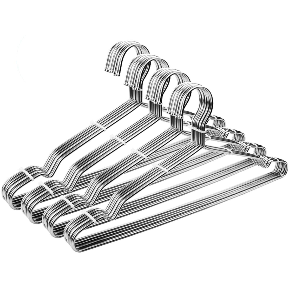 Coat Hangers 40 Pack Clothes Hangers, Seropy Metal Hangers Heavy Duty Wire Hangers With Non Slip Notch, Ultra Thin Stainless Ste