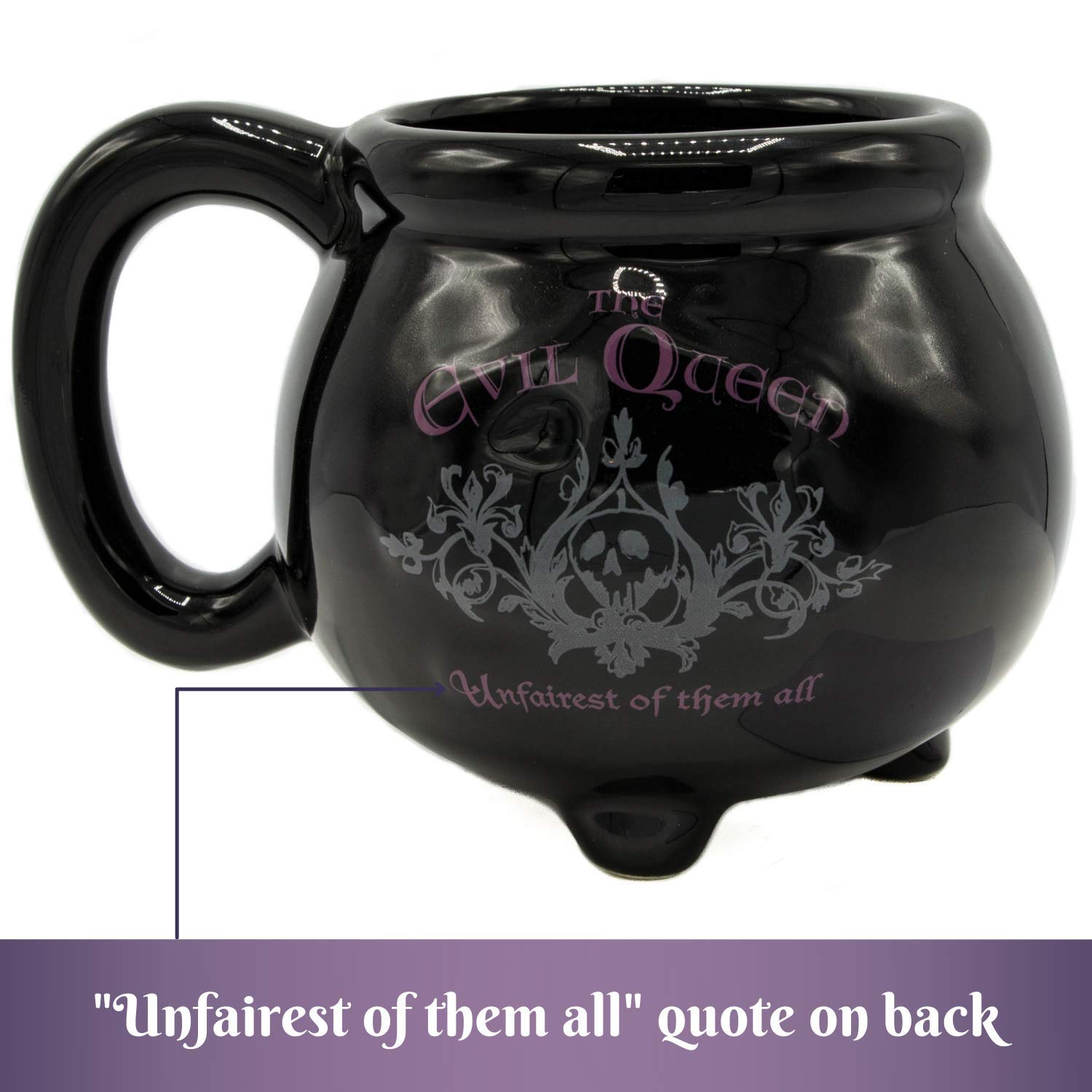 Silver Buffalo Disney Villains Snow White The Evil Queen: Fairest Of Them All Ceramic Mug, 20 Ounces