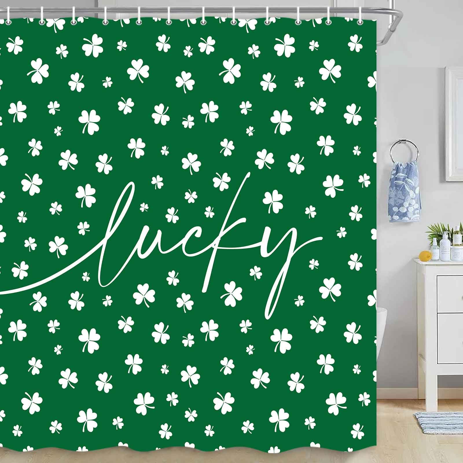 Mcktom Halloween Shower Curtain Spooky Bathroom Curtain Halloween Ghost Cute Funny Shower Curtains Bathroom Decor Set With Hooks