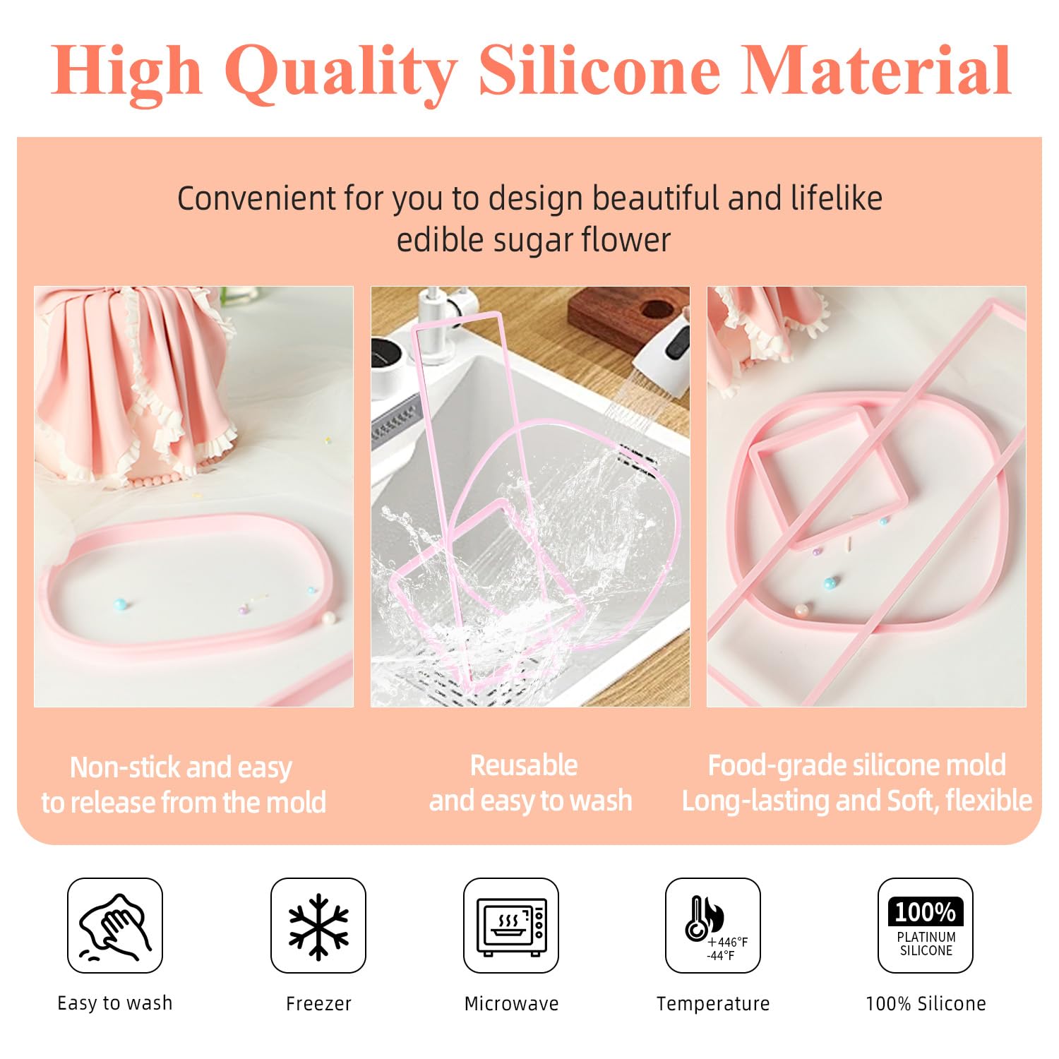 Kalaien Bow Cookie Cutter Cut Bowknot Plastic Cutter Sets For Cake Cupcake Toppers Decoration