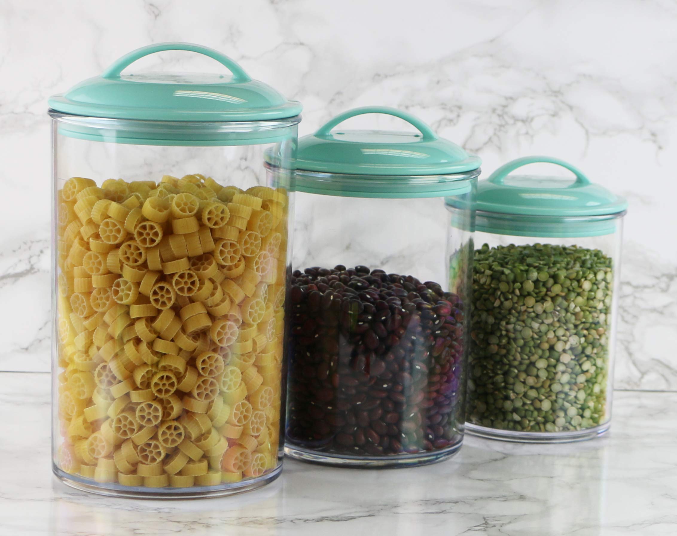 Reston Lloyd Calypso Basics Assorted Sizes Air-Tight Acrylic Storage Canisters