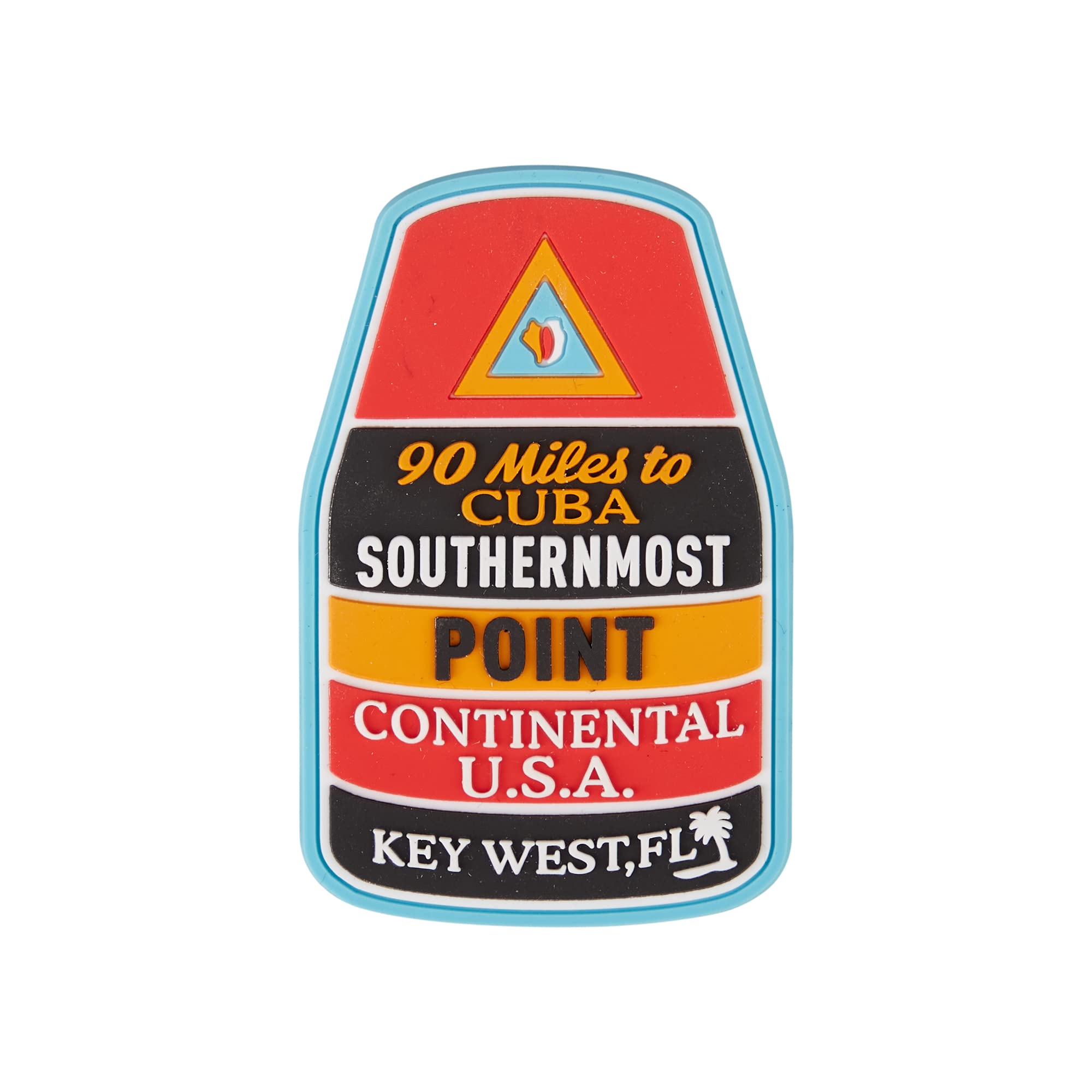 Vagabond Heart Key West Florida Pvc Fridge Magnet