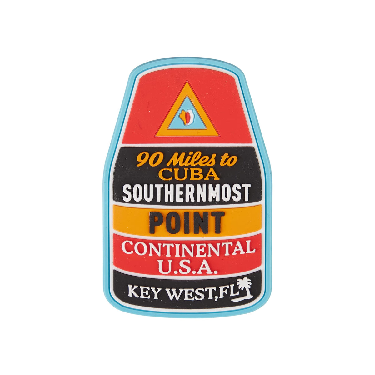 Vagabond Heart Key West Florida Pvc Fridge Magnet