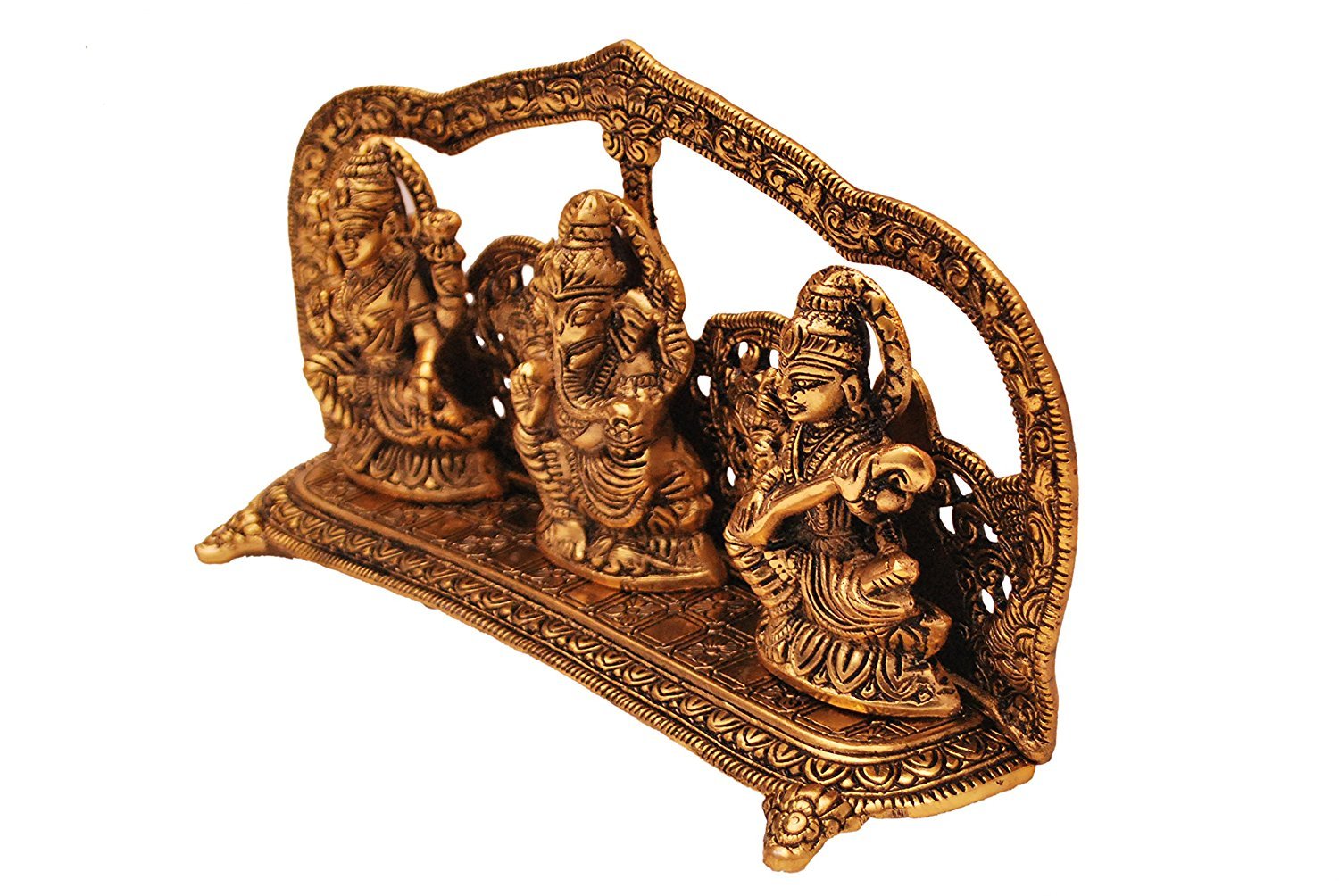 Aone India Laxmi Ganesh And Saraswati Idol For Diwali